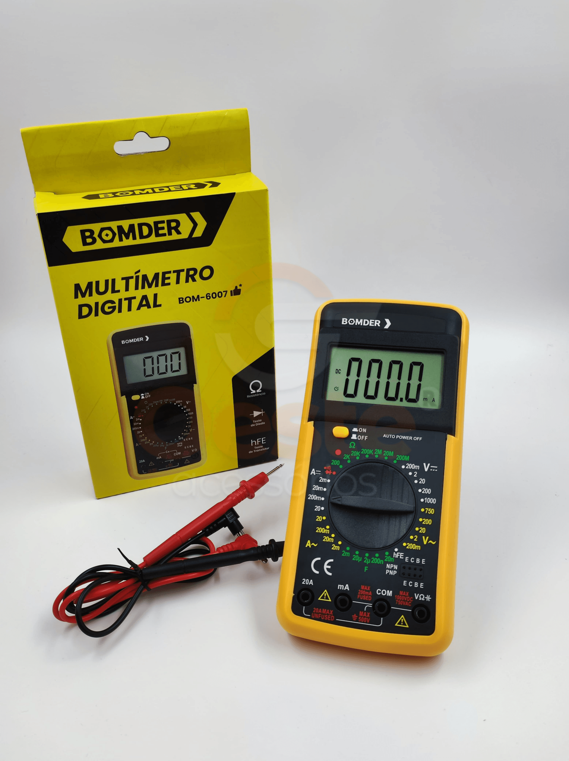 MULTIMETRO DIGITAL - BOMDER BOM-6007