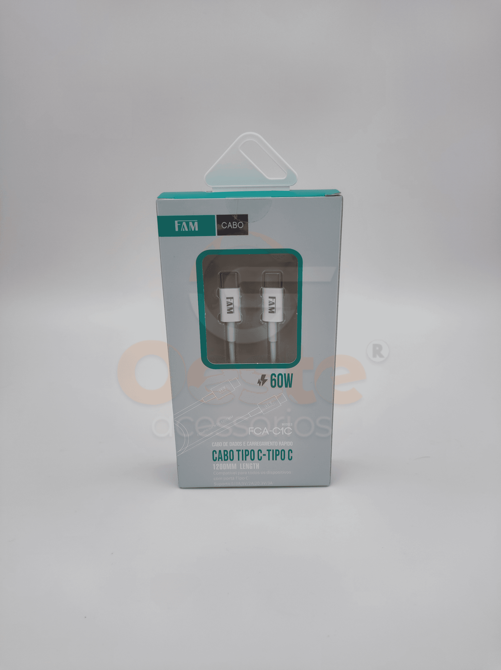 CABO TIPO-C TIPO-C 60W - FAM FCA-C1C