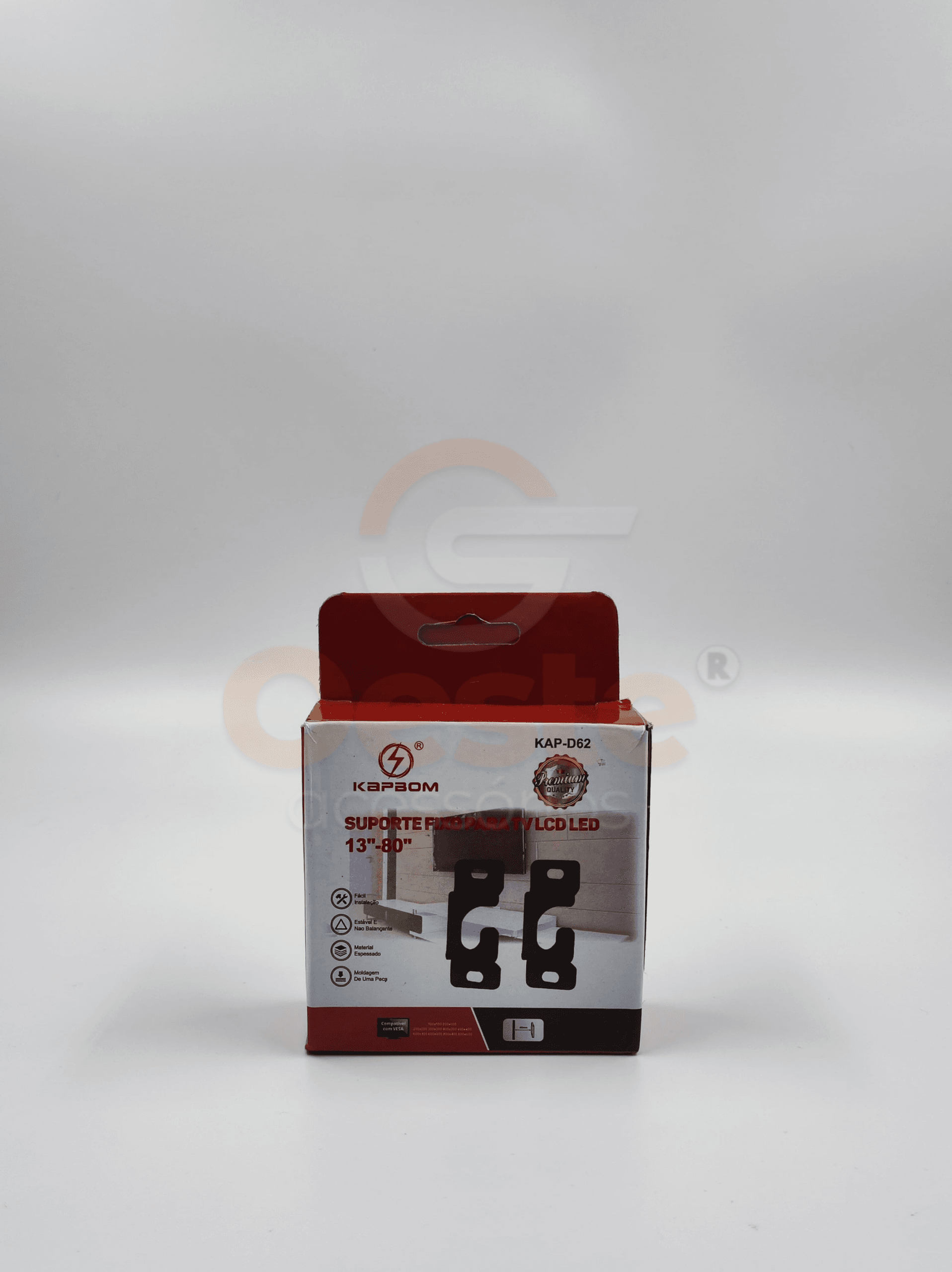SUPORTE FIXO PARA TV LCD LED 13-80pol - KAPBOM KAP-D62