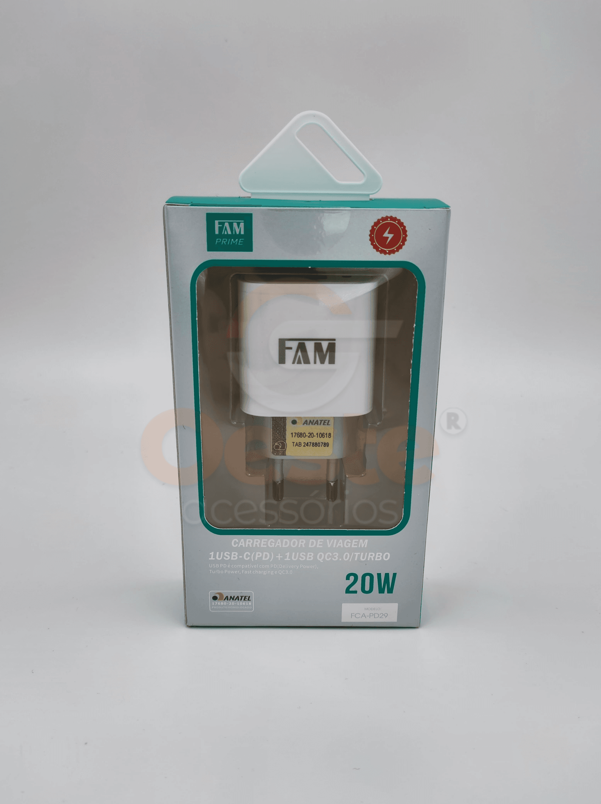 FONTE USB-C +USB - FAM FCA-PD29