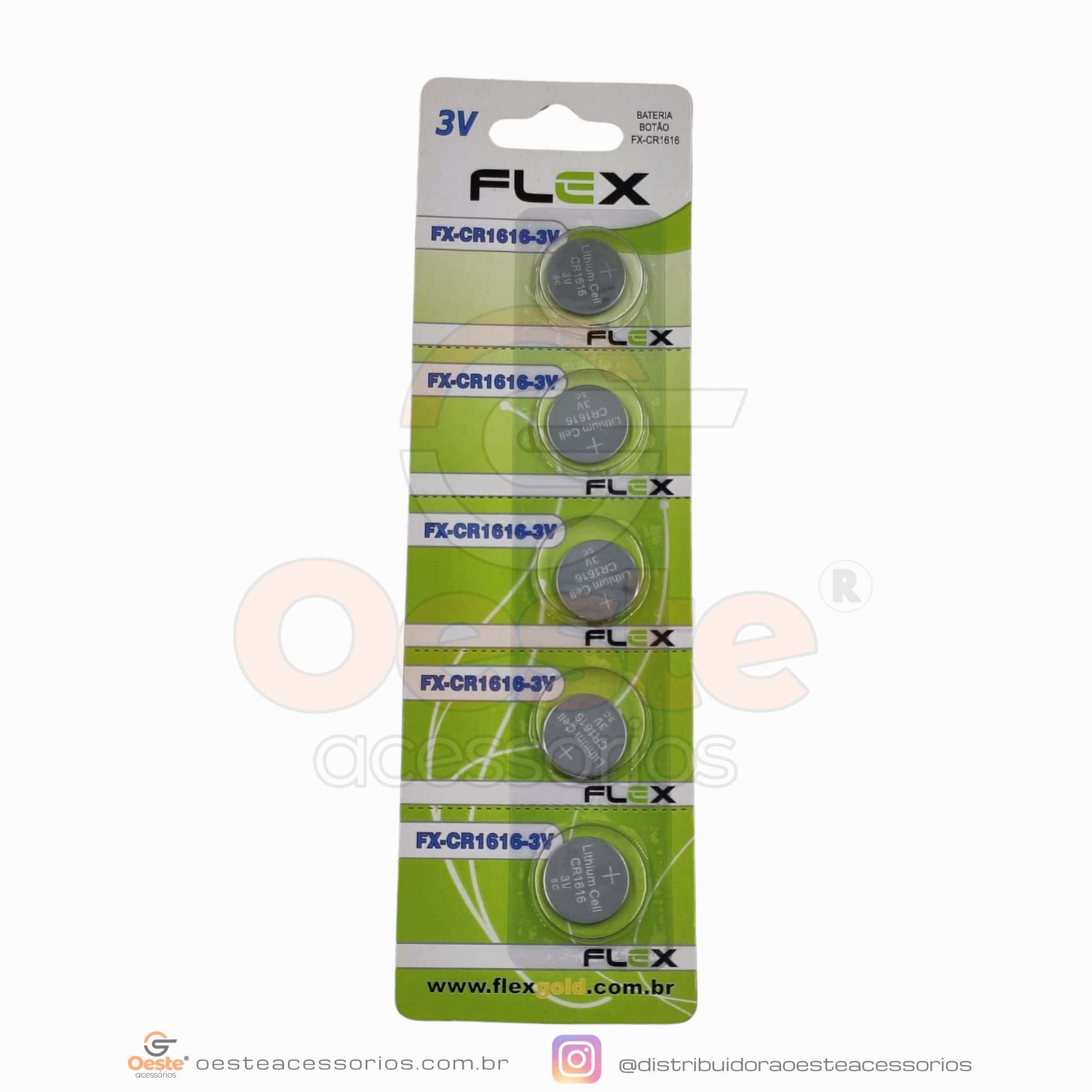 BATERIA DE BOTÃO FX-CR1616-3V