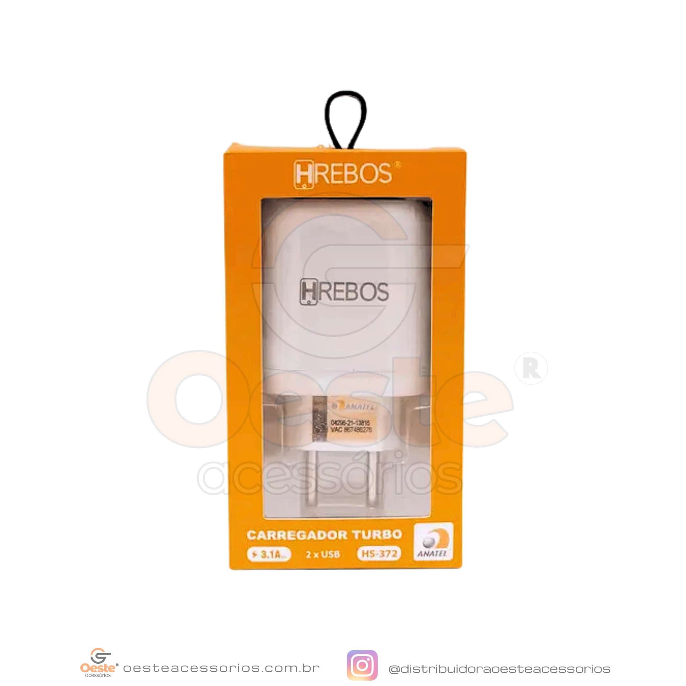 FONTE HREBOS DUAS USB HS-372