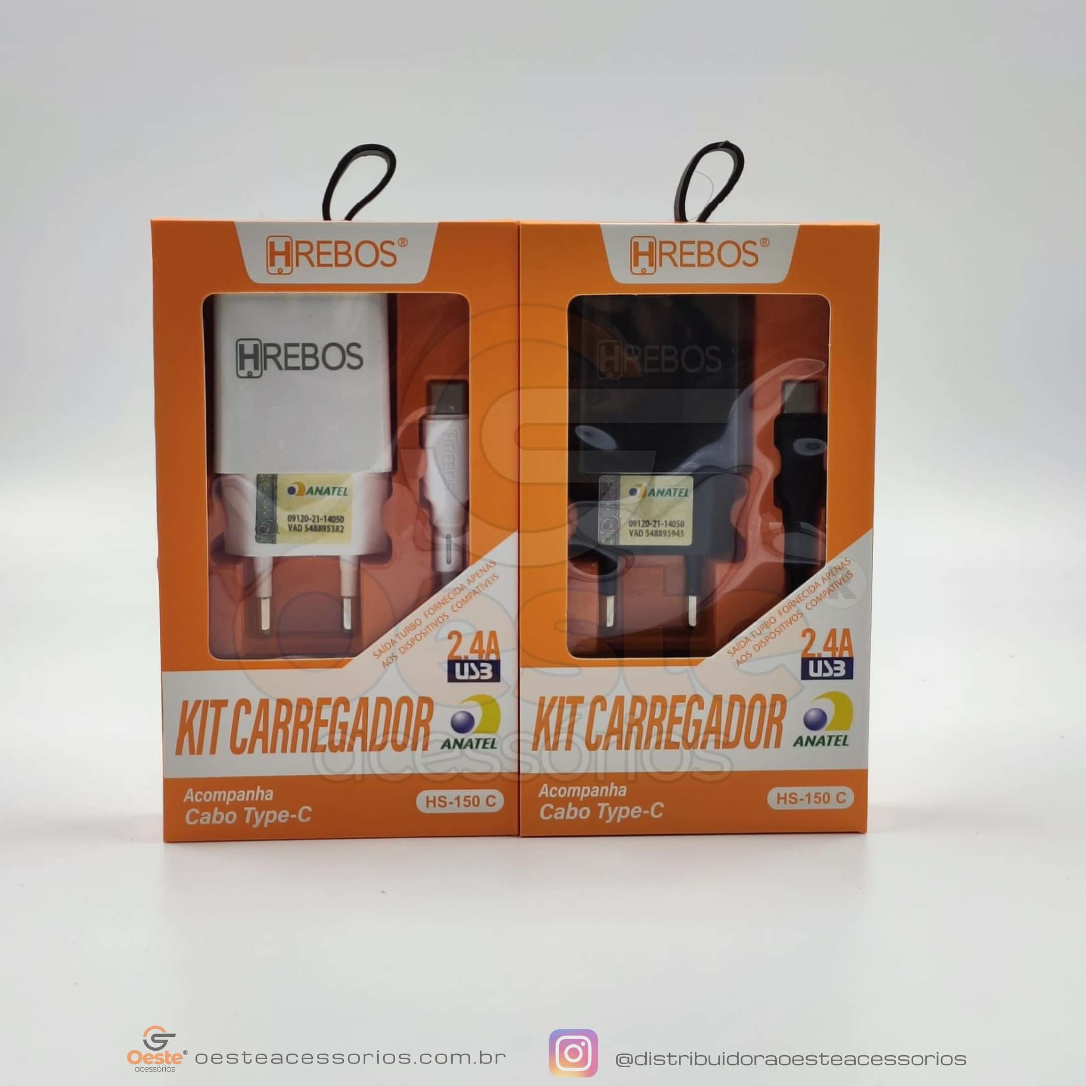 KIT CARREGADOR HREBOS HS-150C
