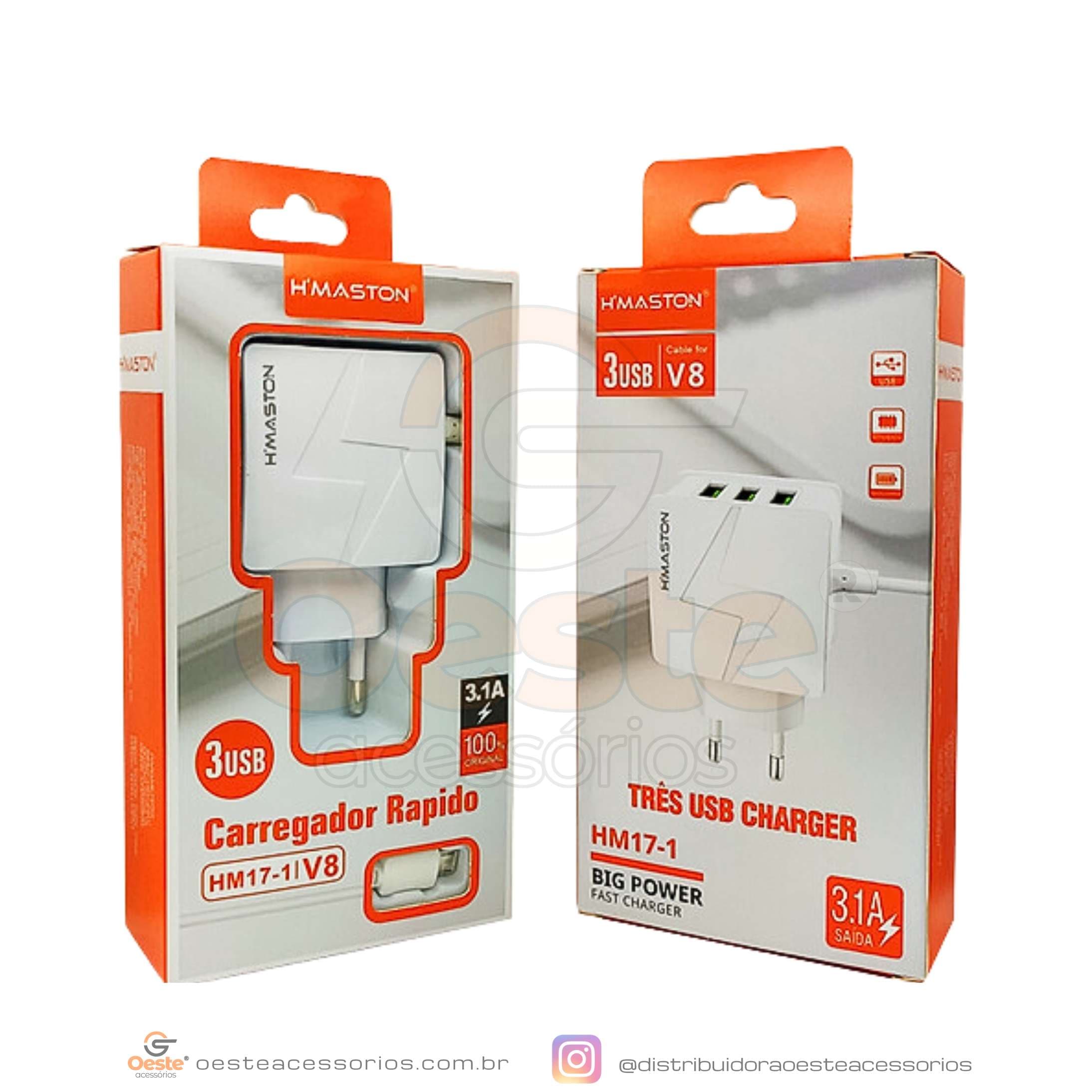 CARREGADOR RÁPIDO HMASTON HM17-1