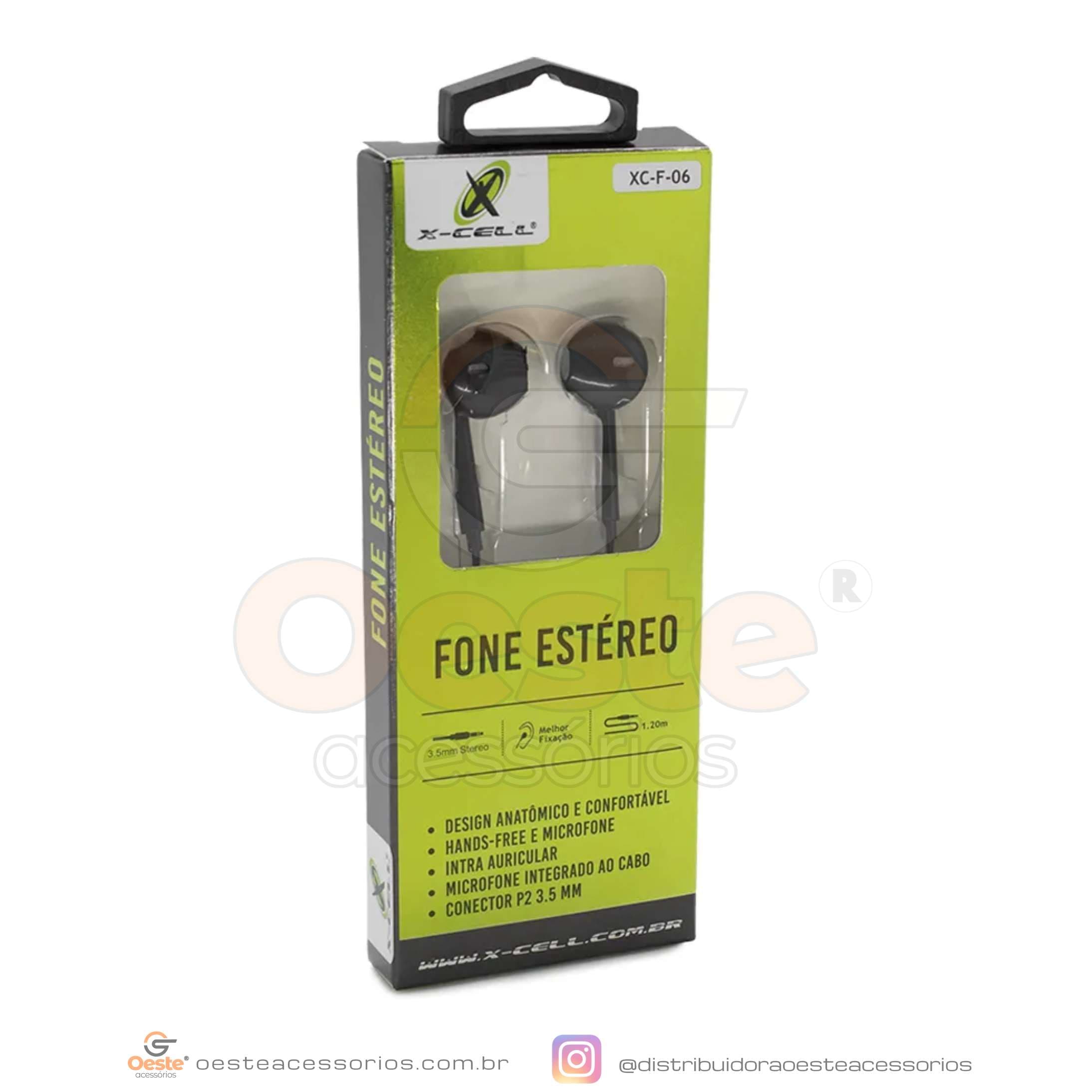 FONE DE OUVIDO X-CELL XC-F-06