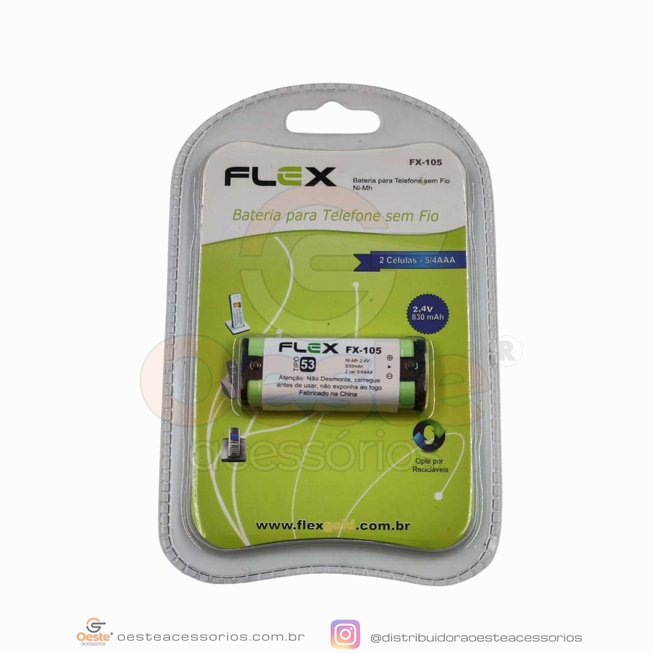 BATERIA PARA CELULAR SEM FIO FX-105