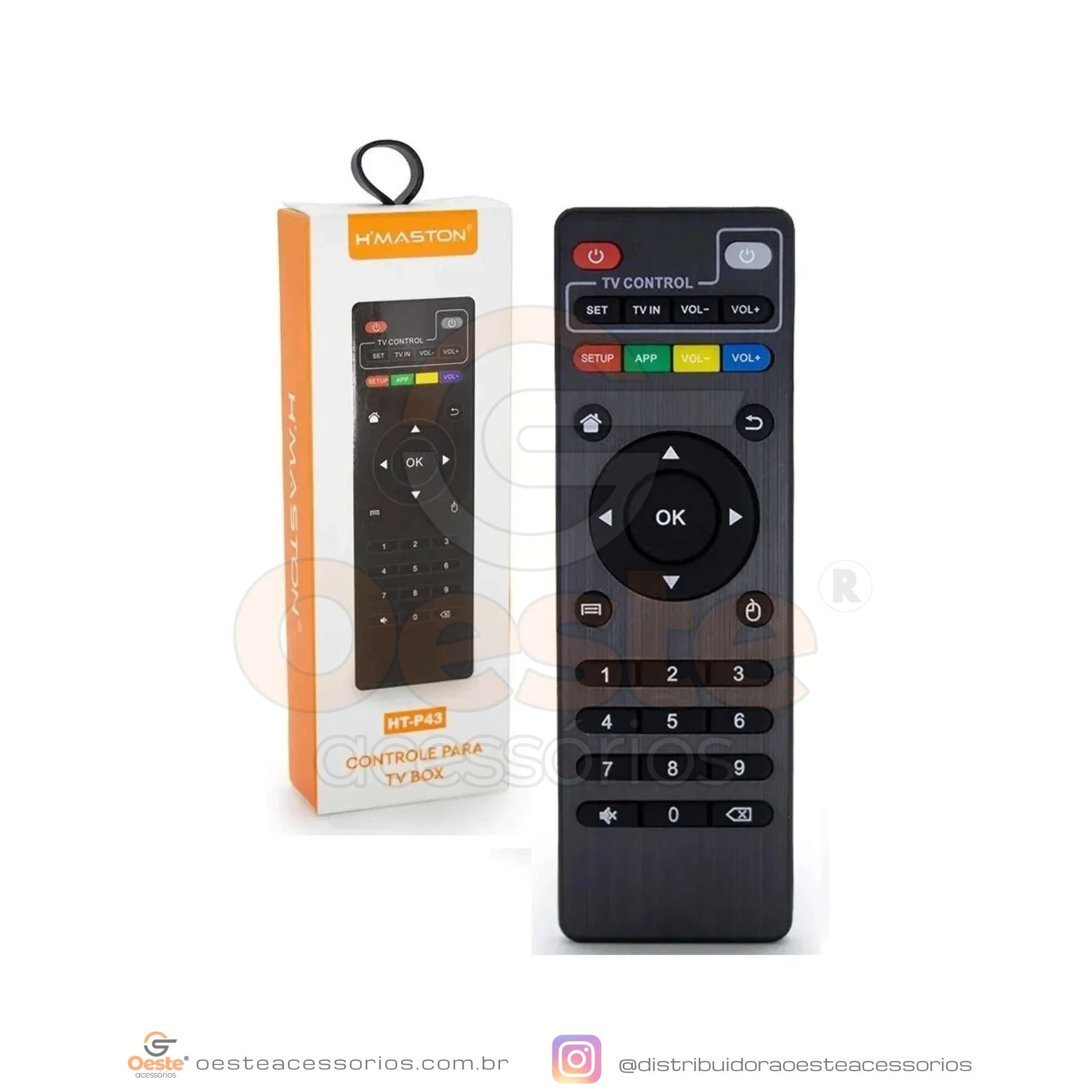 CONTROLE RELOG´S PARA TV BOX HT-P43