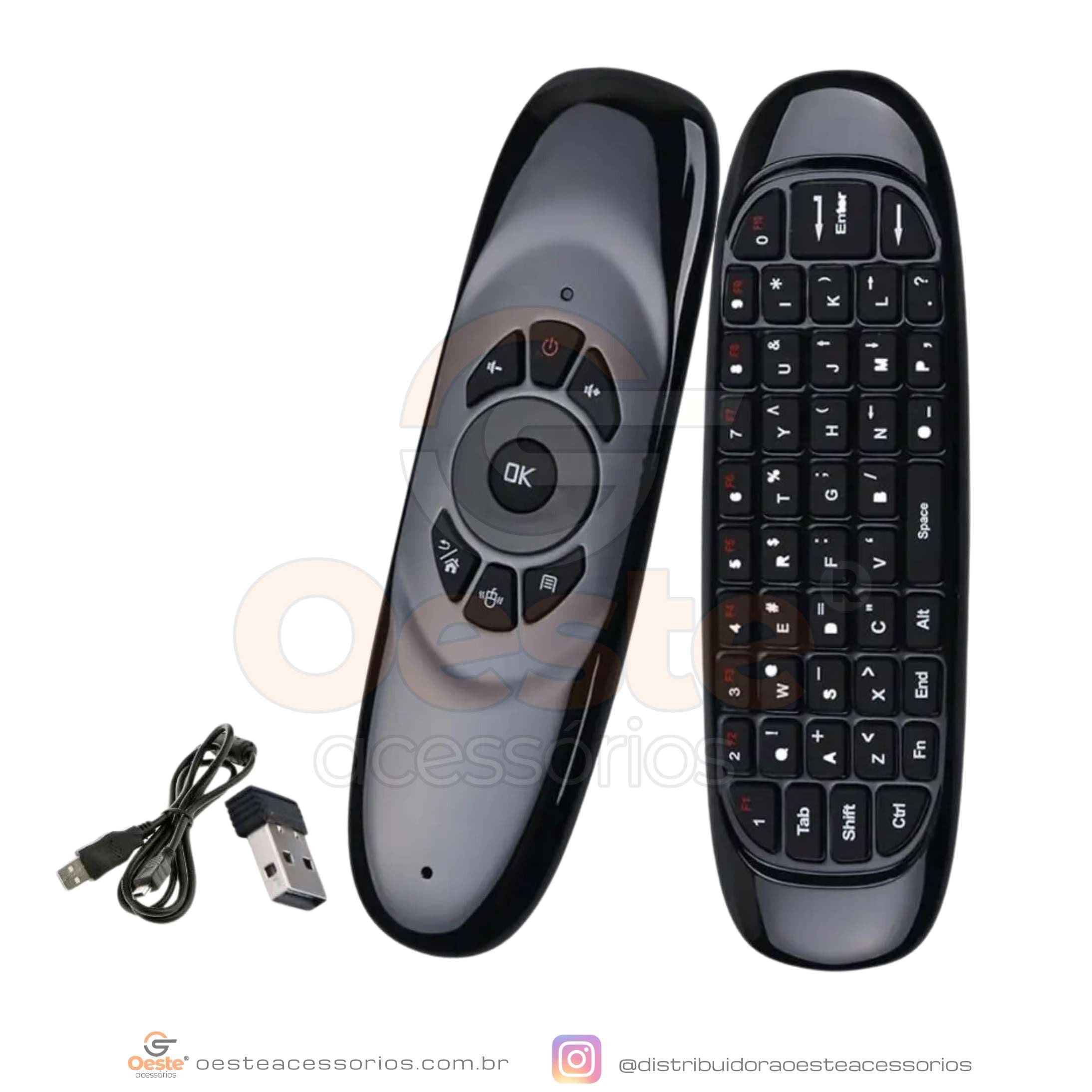 CONTROLE AIR MOUSE 2.4GHZ