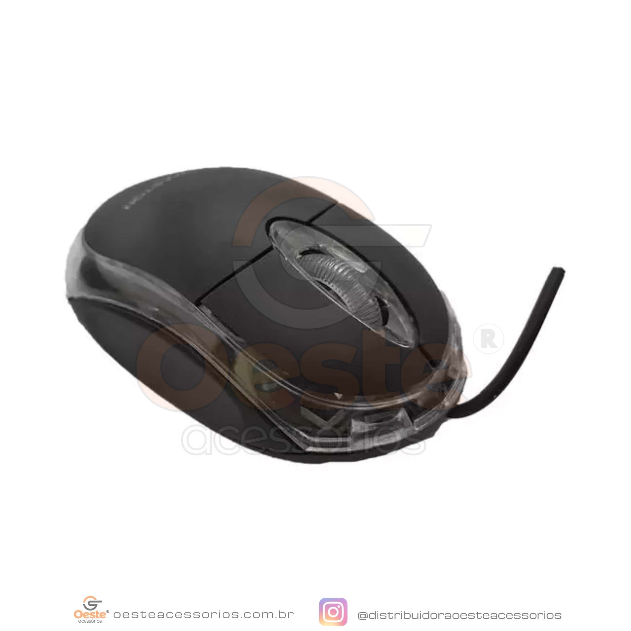MOUSE OPTICO RELOG´S SHA-01 COM FIO