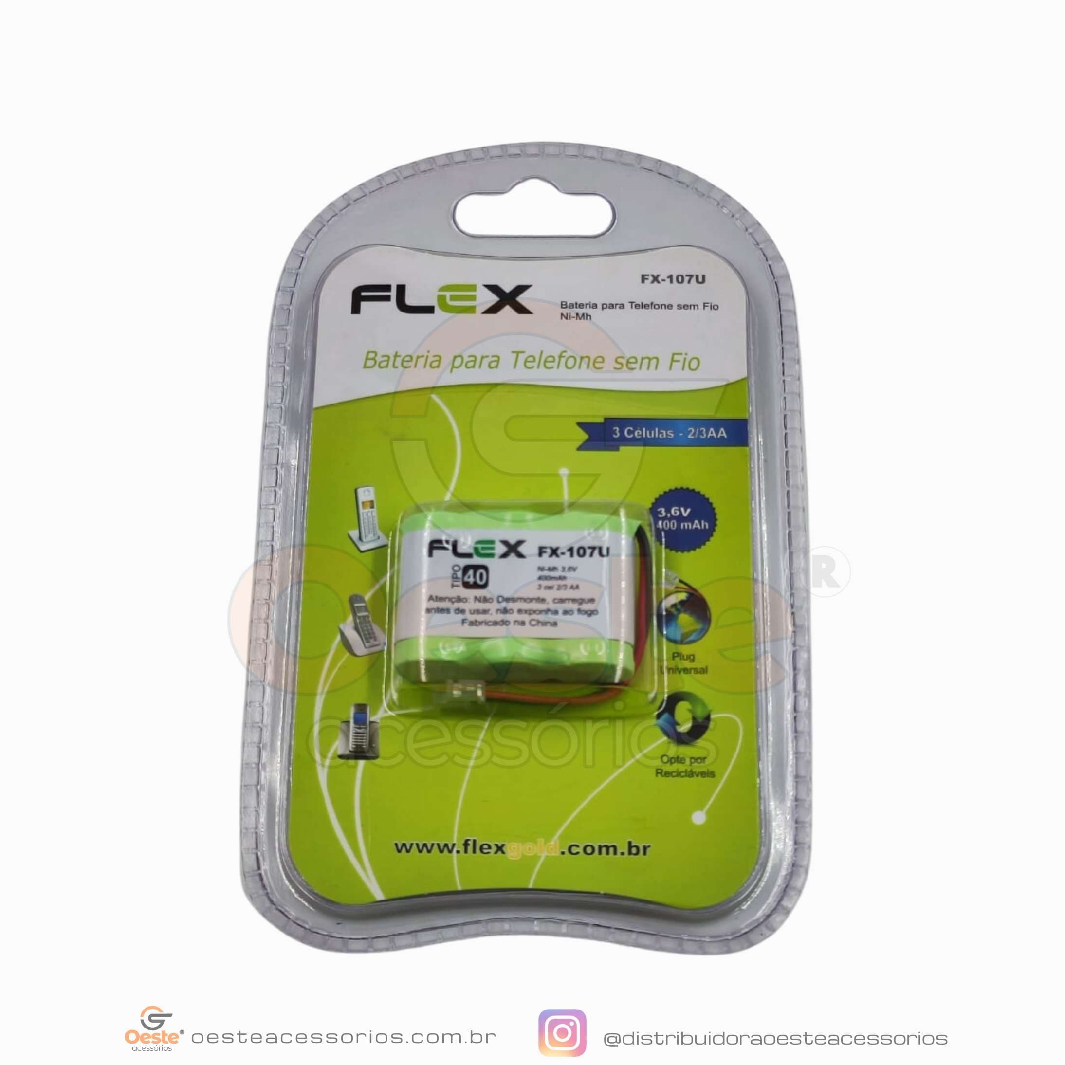 BATERIA PARA CELULAR SEM FIO FX-107U