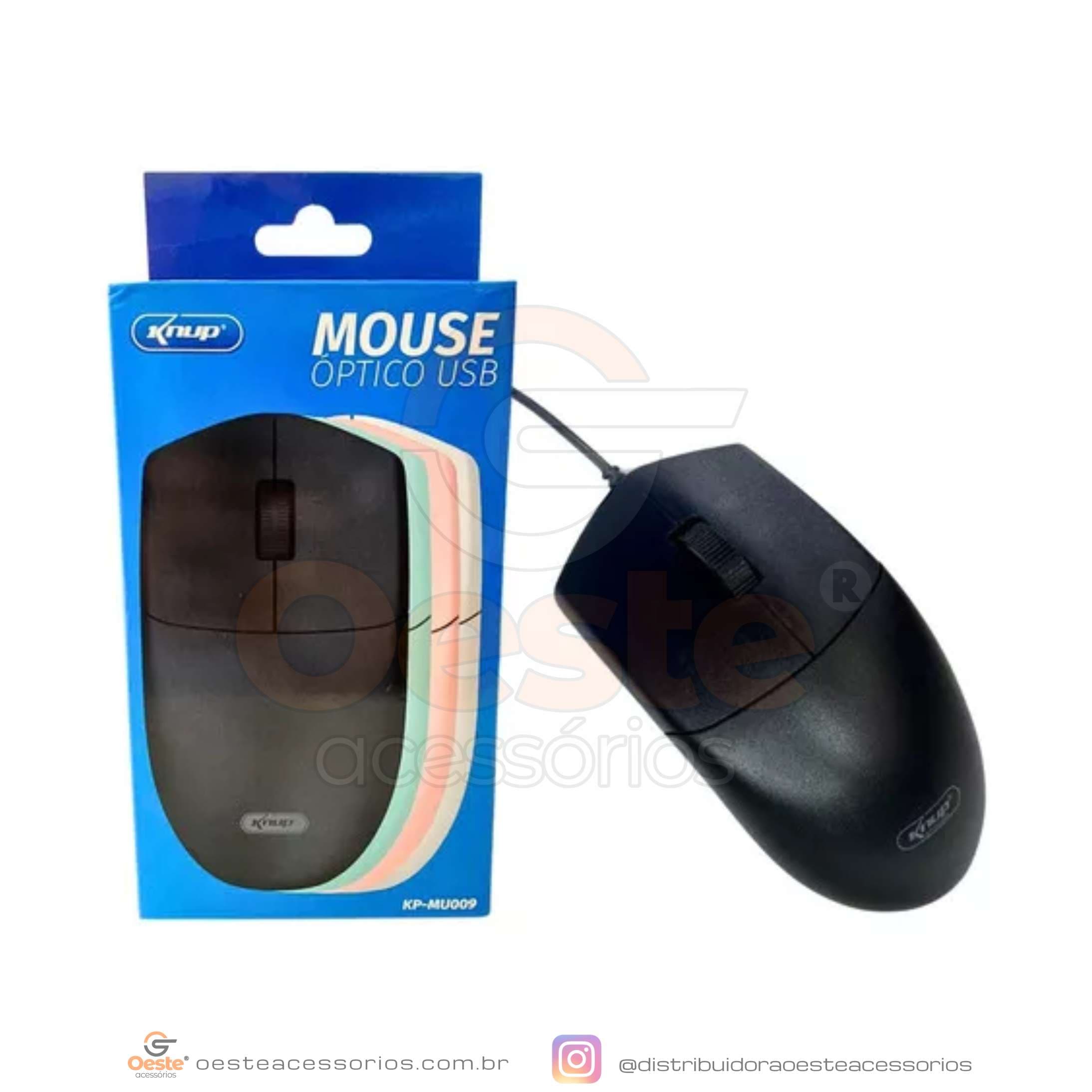 MOUSE ÓPTICO USB KP-MU009