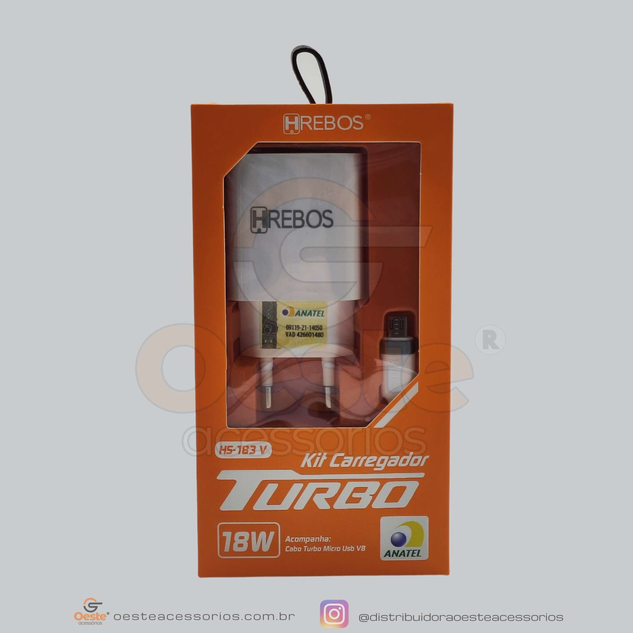 CARREGADOR HREBOS HS-183V 6.0A