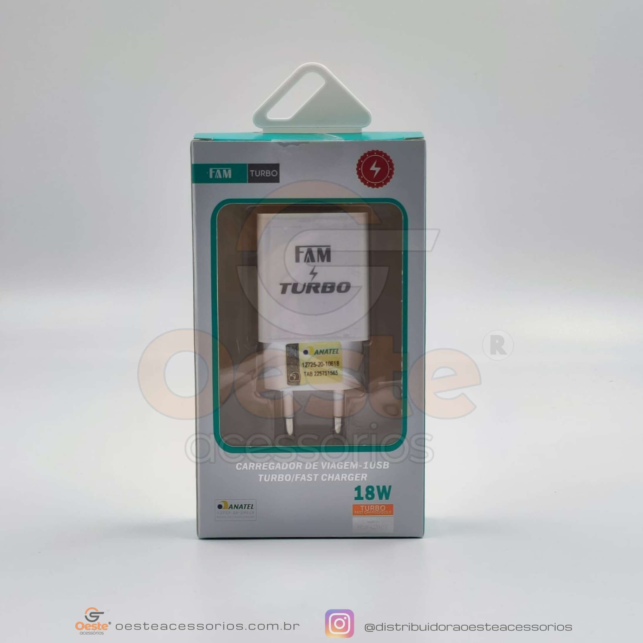 FONTE TOMADA 1 USB 3A FAM FCA-QT101