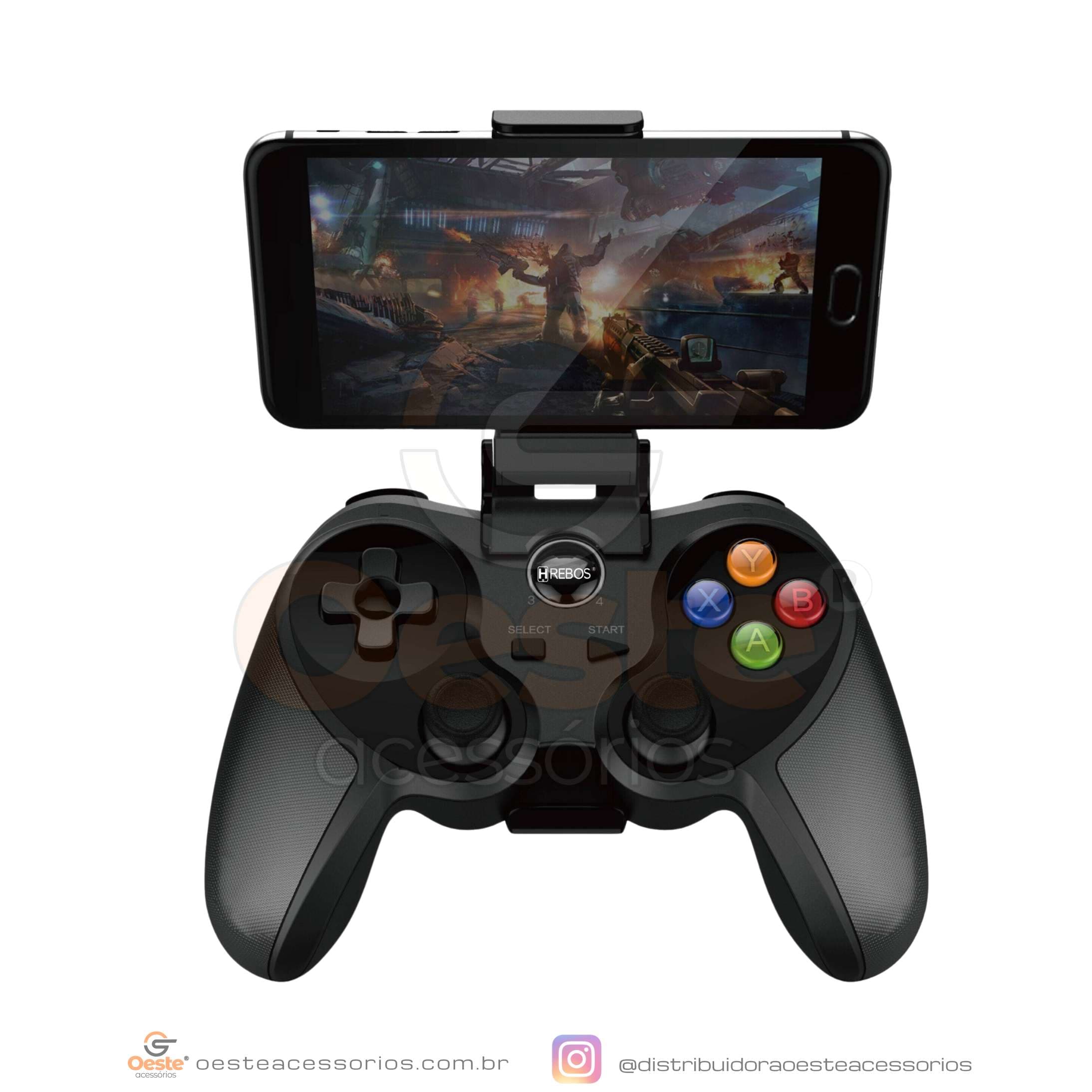 CONTROLE GAME WIRELLES HREBOS HS-820