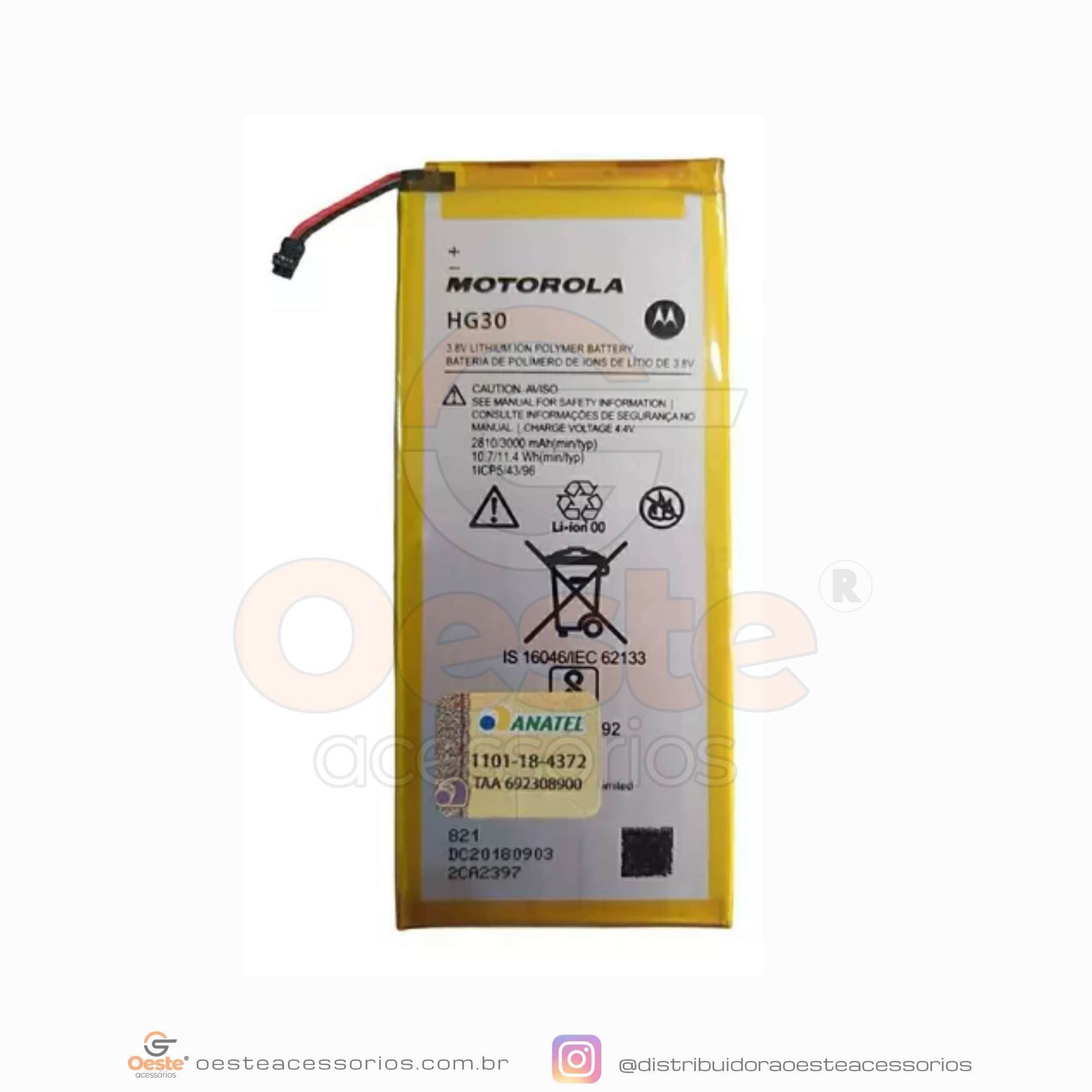 BATERIA MOTO G5S / G5SPLUS / G6 HG30