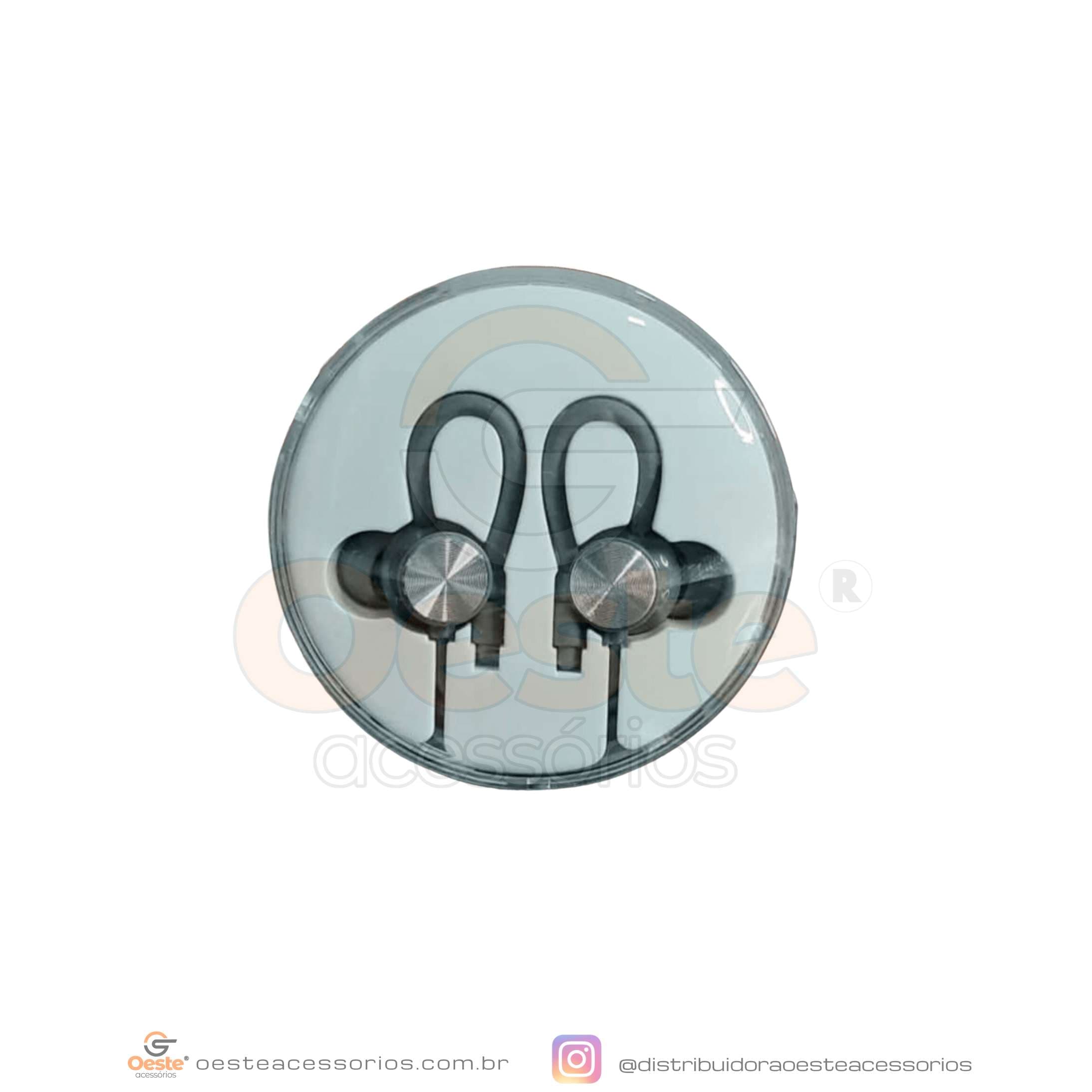 FONE DE OUVIDO H MASTON COLORIDO / NEW-19 CAIXA ACRILICO REDONDA