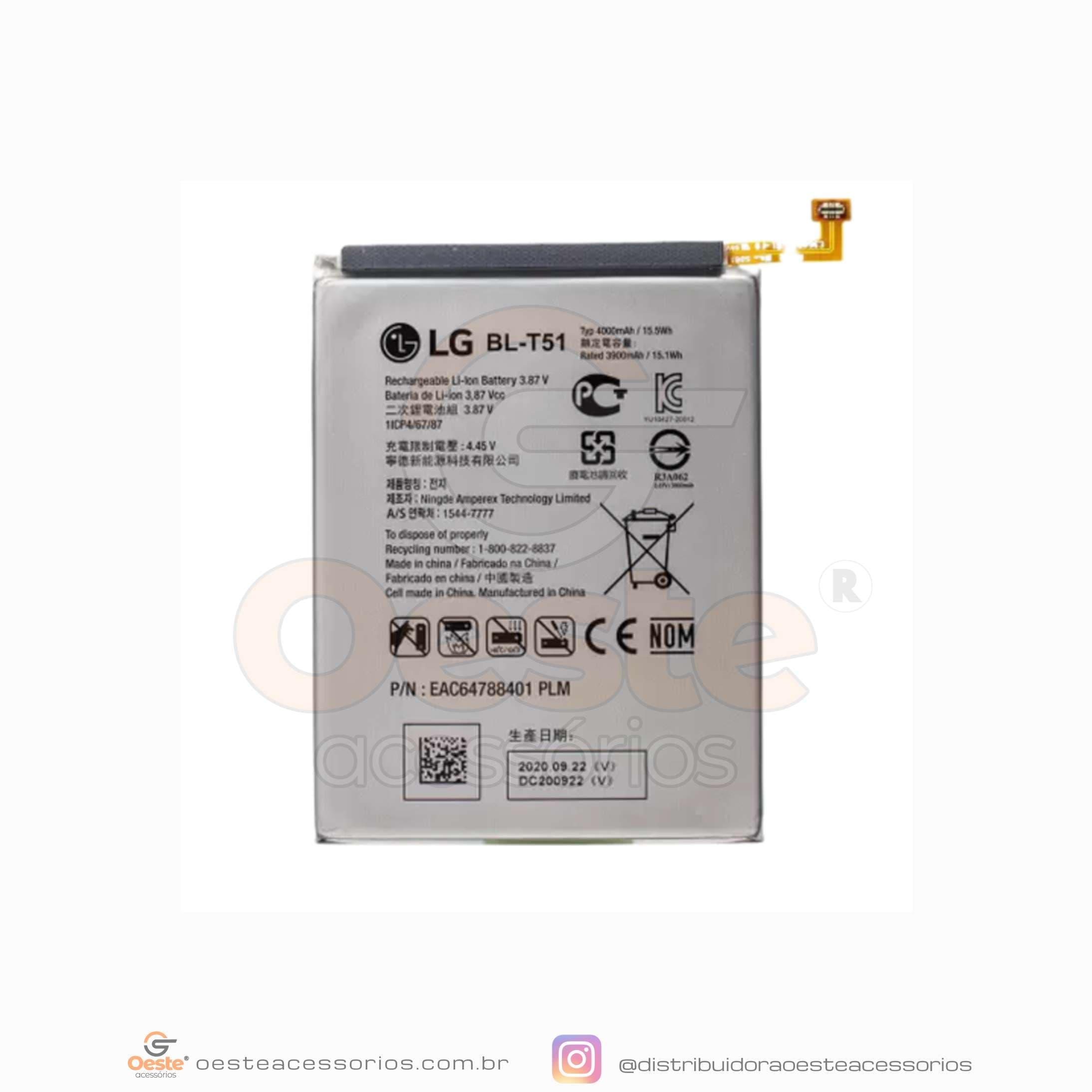 BATERIA LG BL-T51 BLT51 K52 K62 K62 PLUS