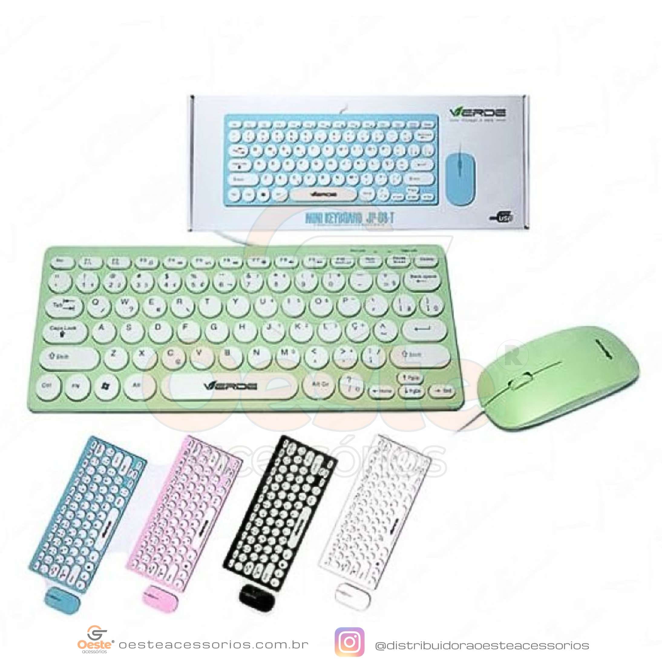 MINI TECLADO VERDE JP-08