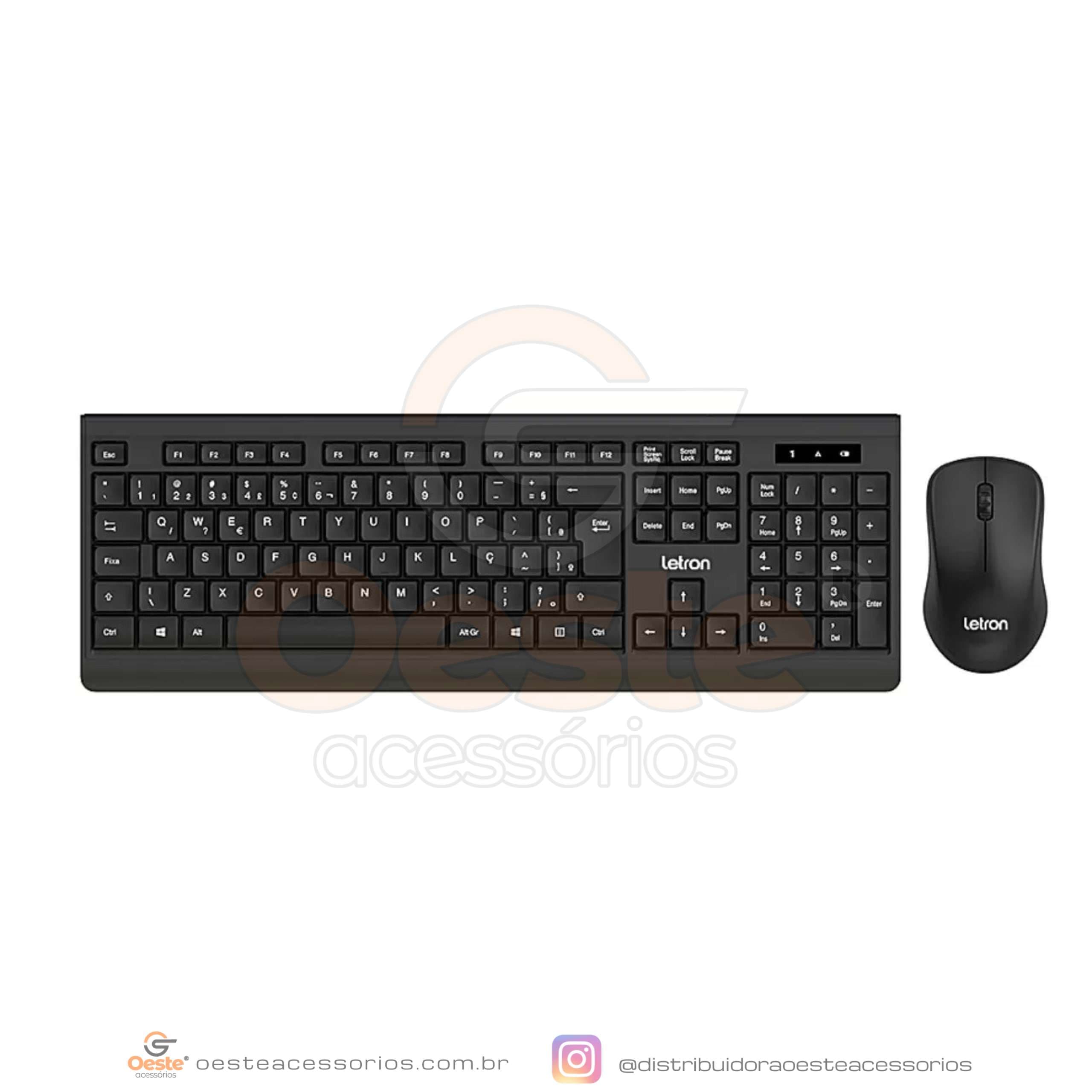 KIT TECLADO E MOUSE R8 1901