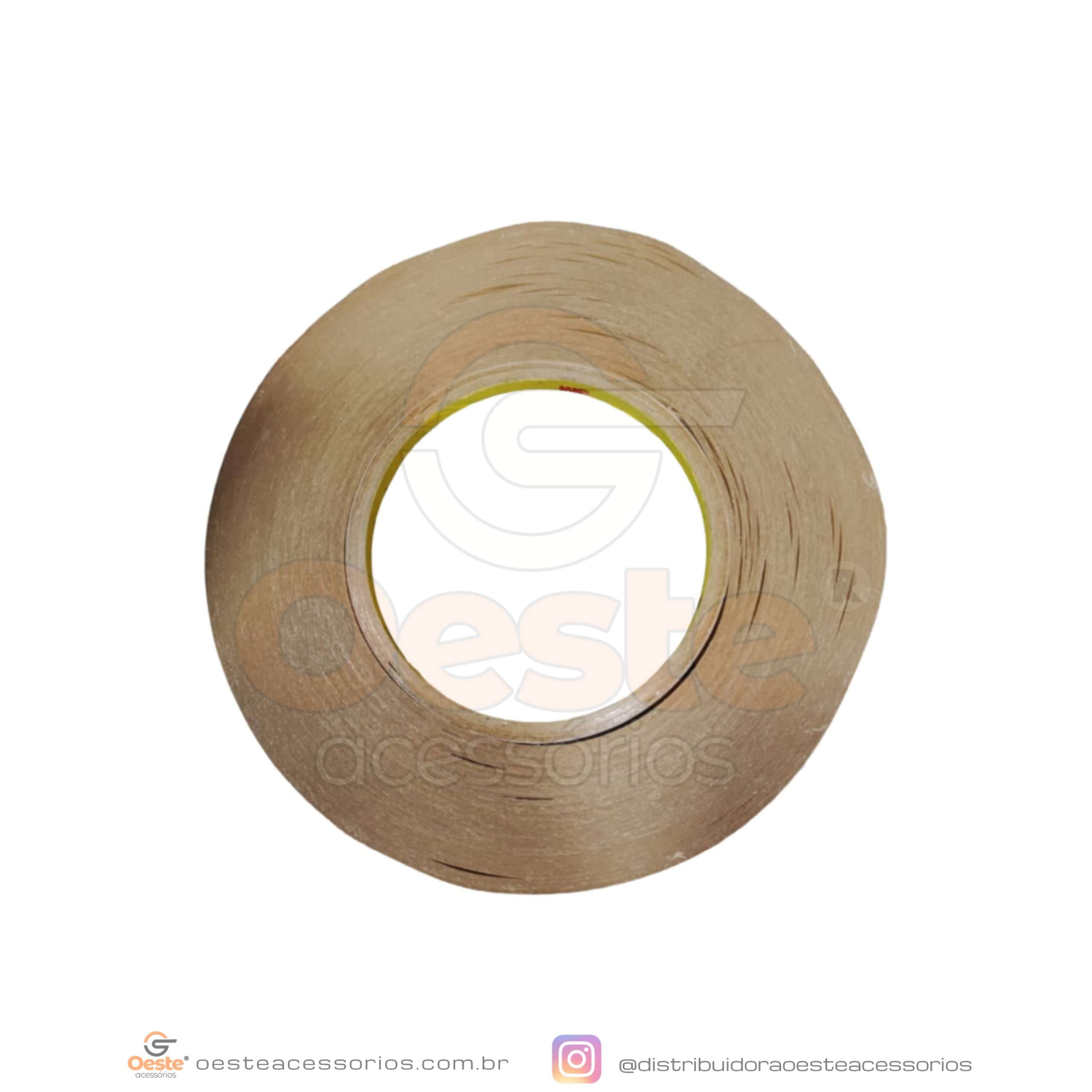 FITA DUPLA FACE ROLO MARRON 7MM (0,7CM)