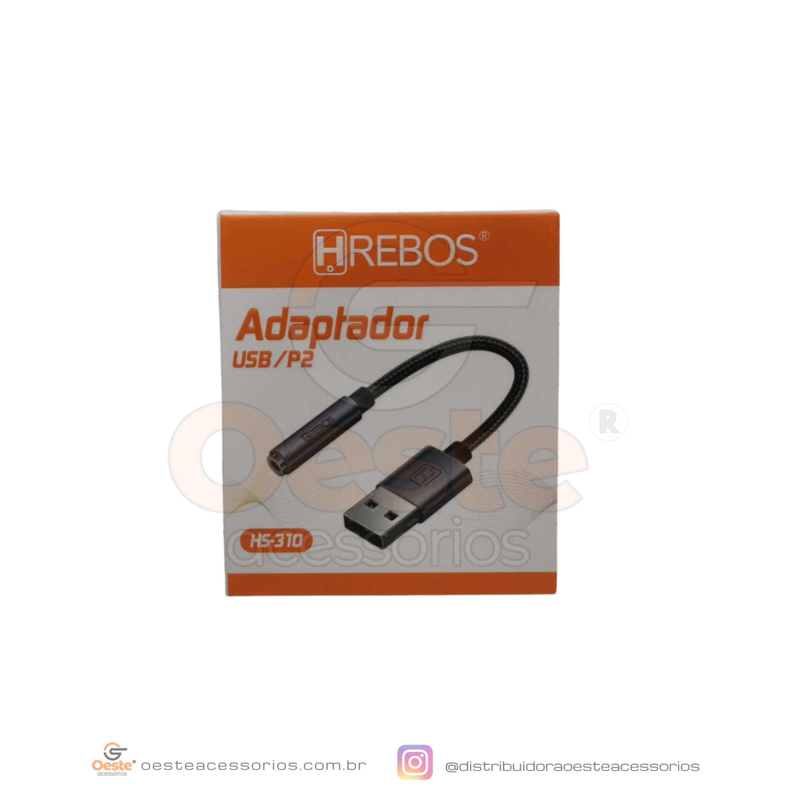 ADAPTADOR USB-P2 HREBOS HS-310