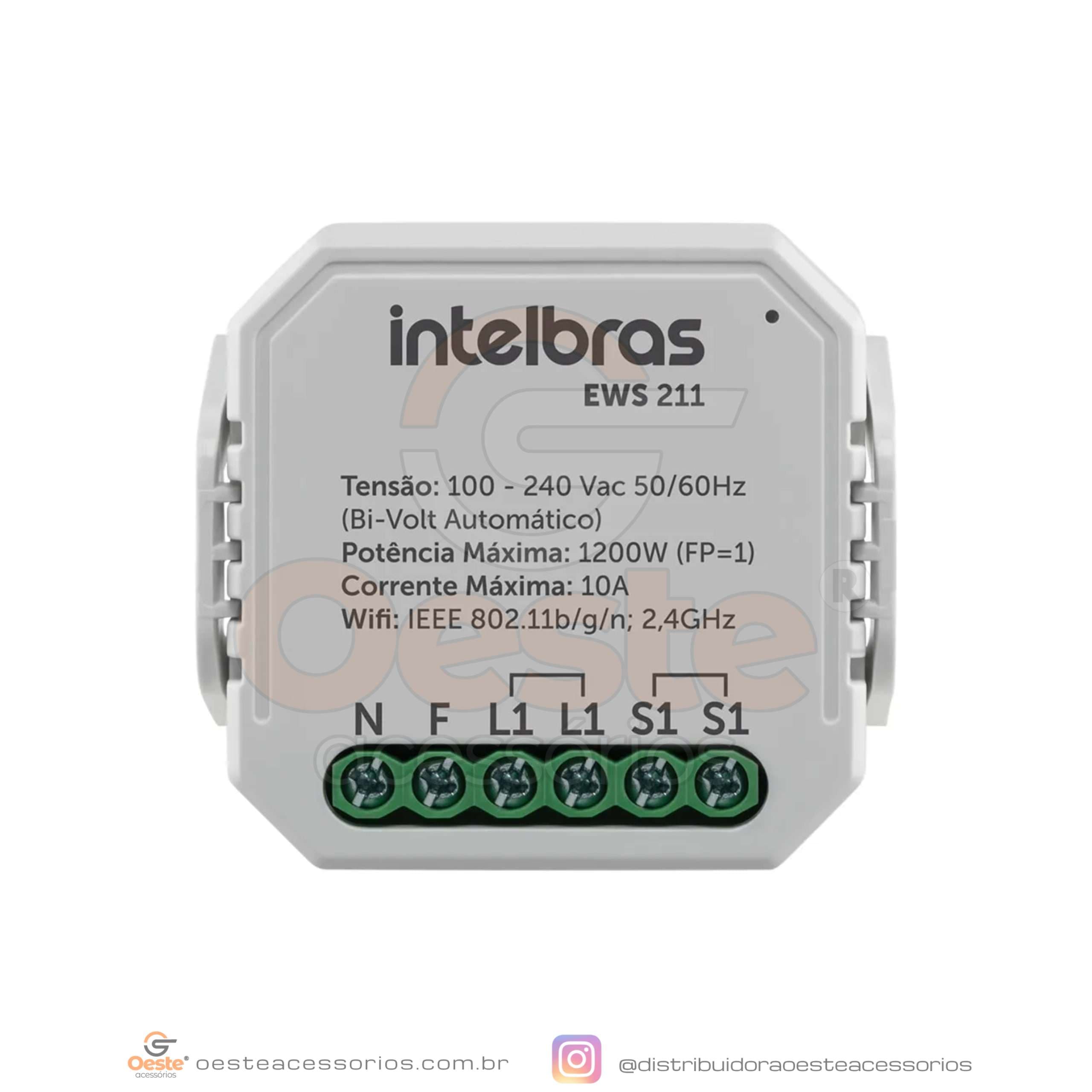 4850005 MINICONTROLADOR SMART WI-FI PARA 1 INTERRUPTOR EWS 211