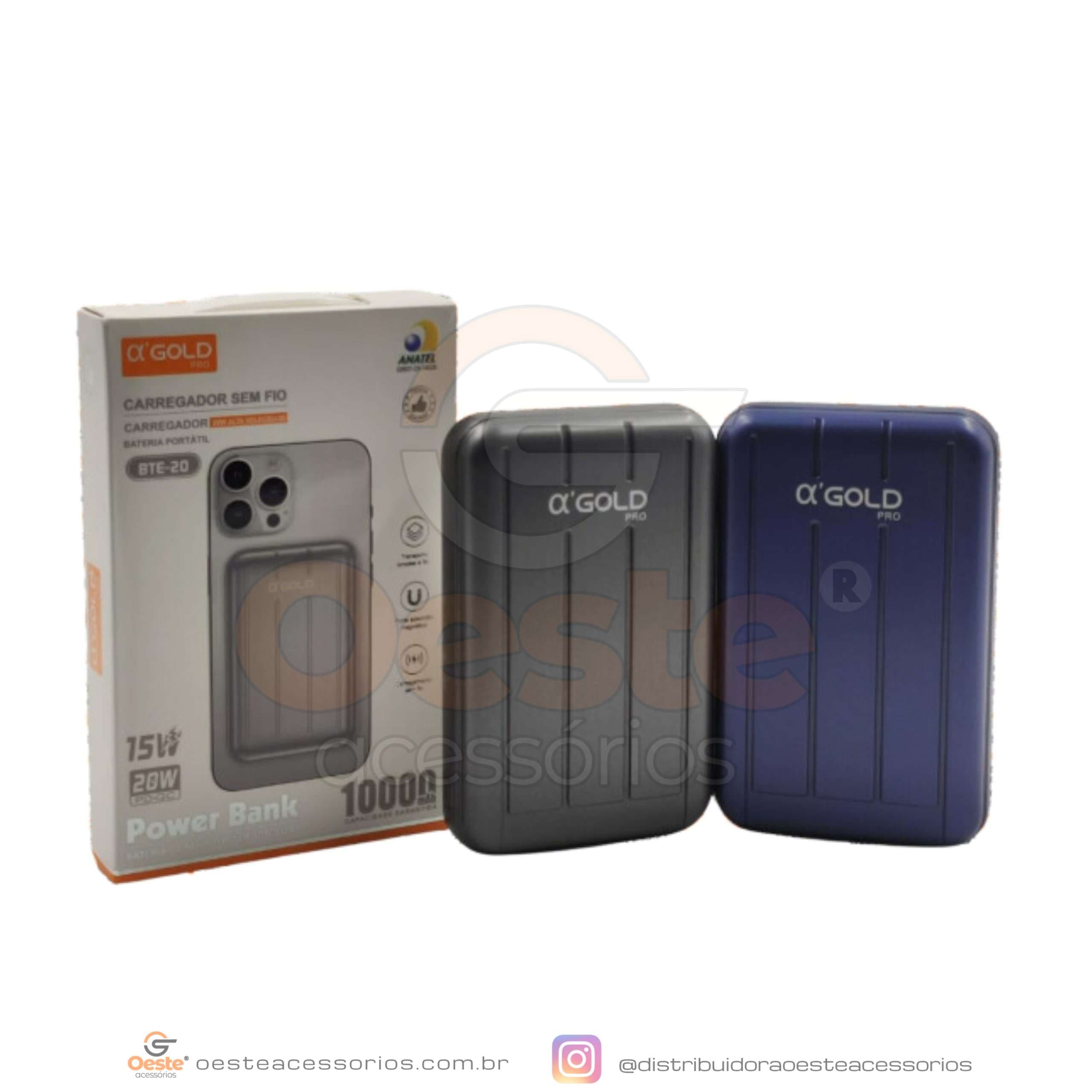 POWER BANK A' GOLD 10000MAH BTE-20