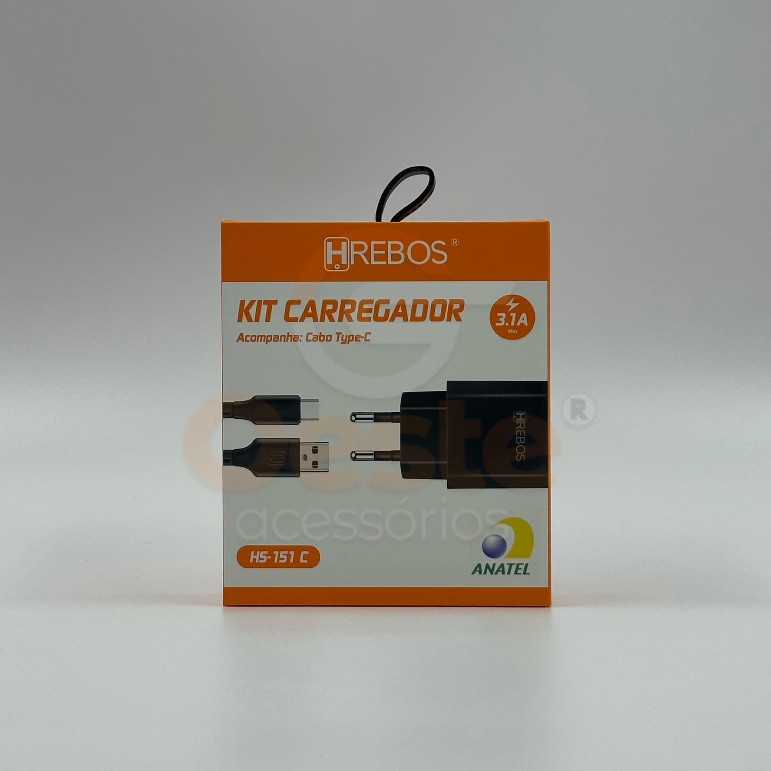 KIT CARREGADOR - HREBOS HS-151C