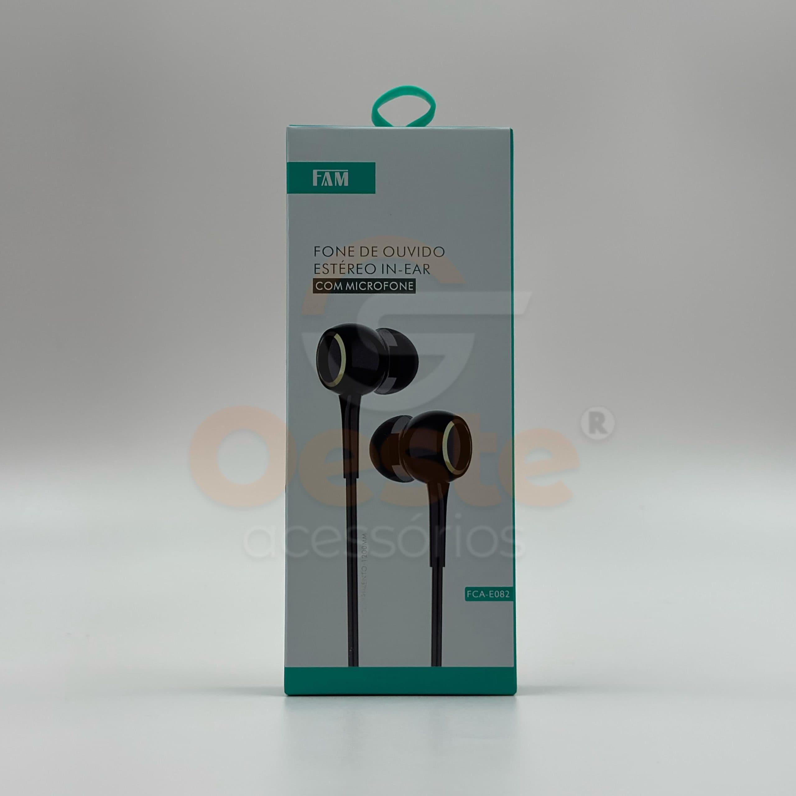 FONE DE OUVIDO ESTÉREO - FAM FCA-E082