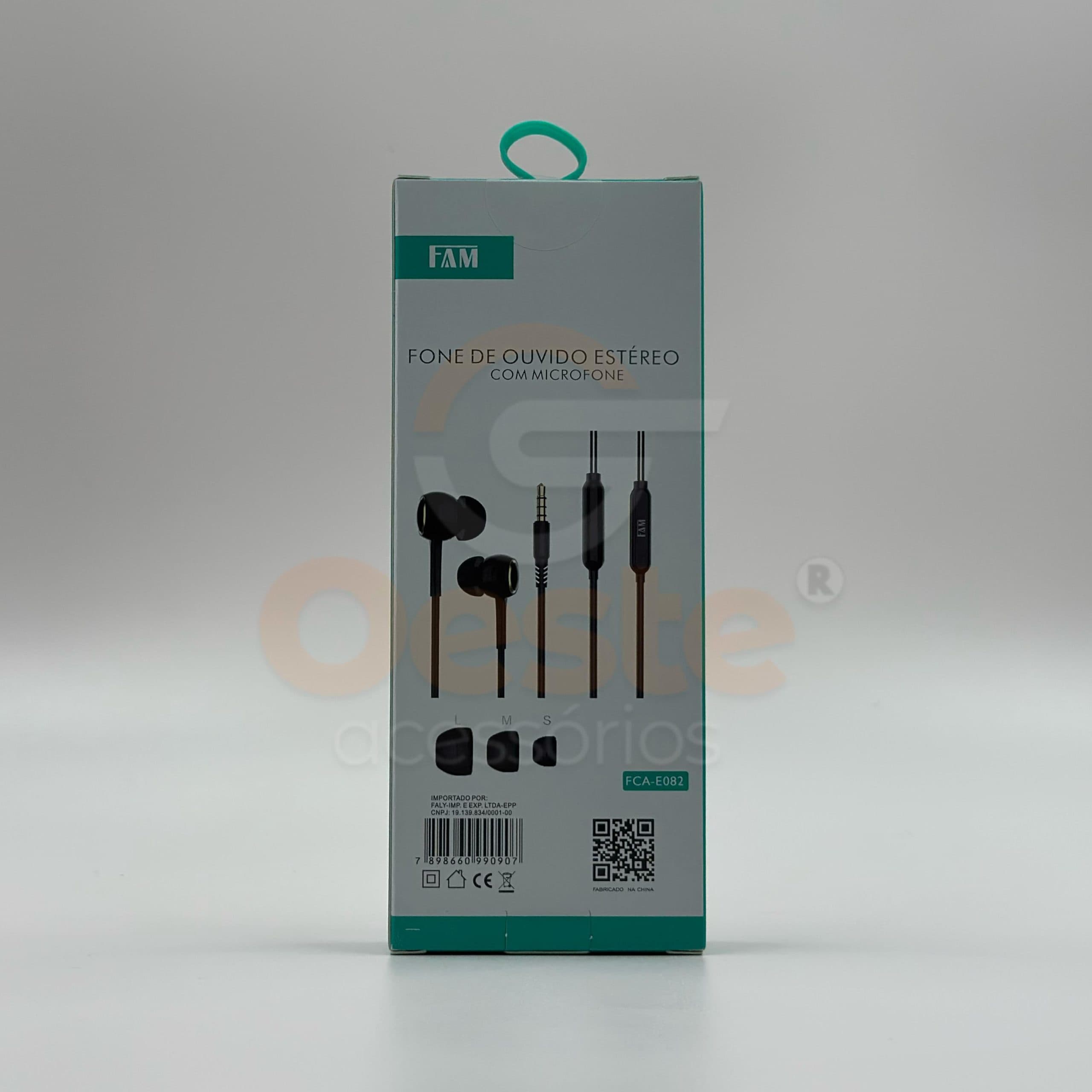 FONE DE OUVIDO ESTÉREO - FAM FCA-E082