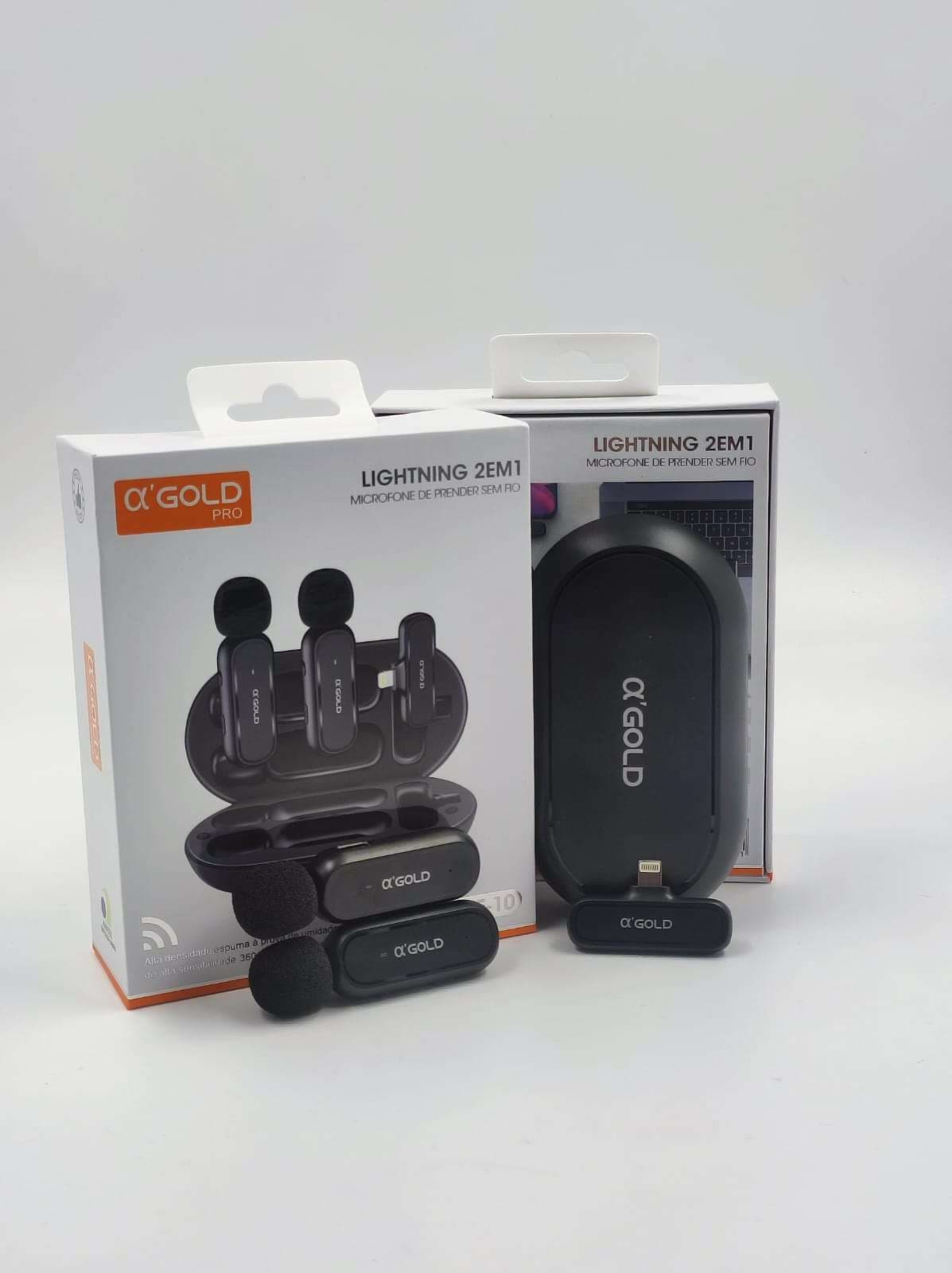 MICROFONE LAPELA A'GOLD LIGHTNING