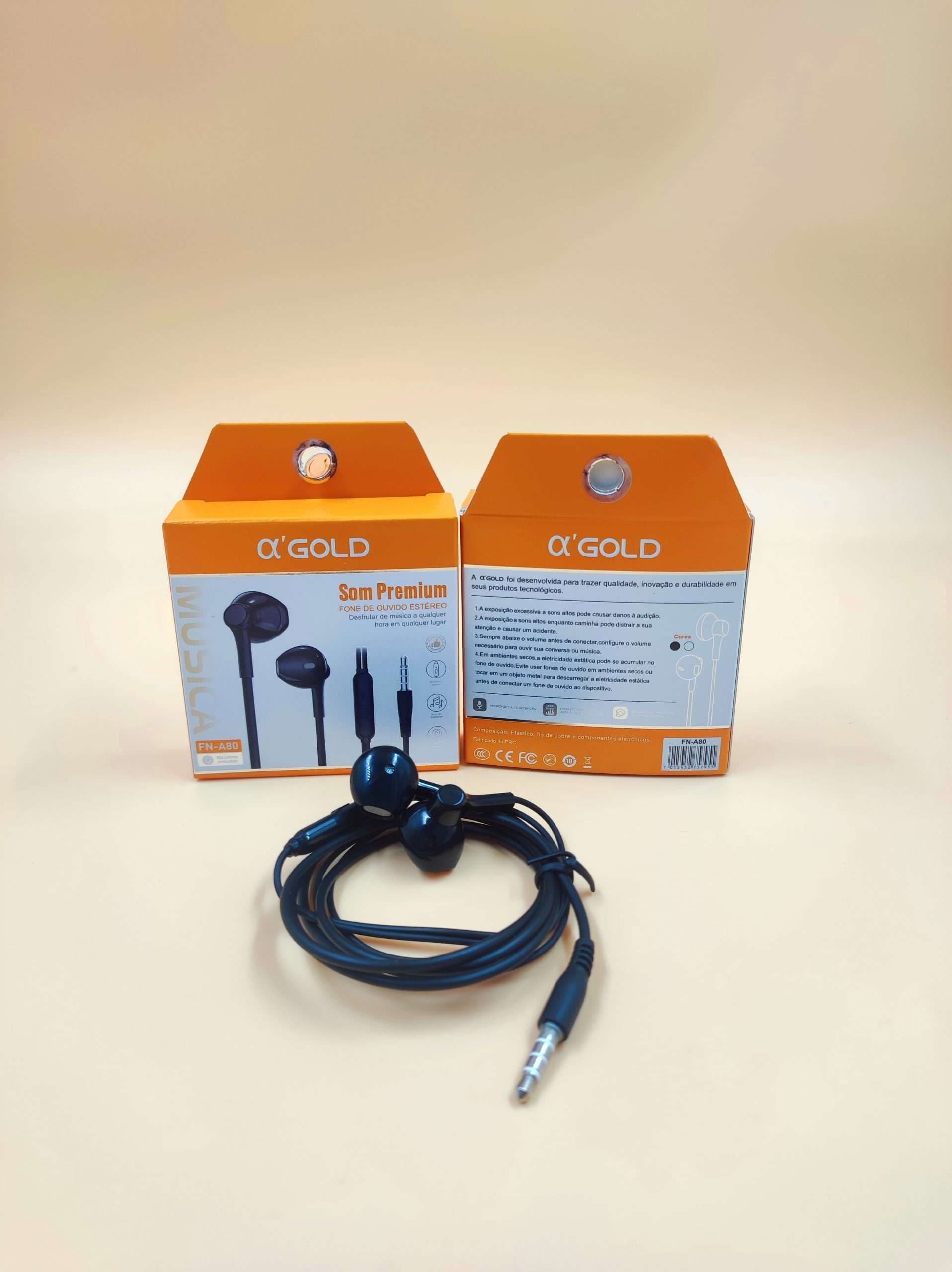 FONE DE OUVIDO A'GOLD FN-A80