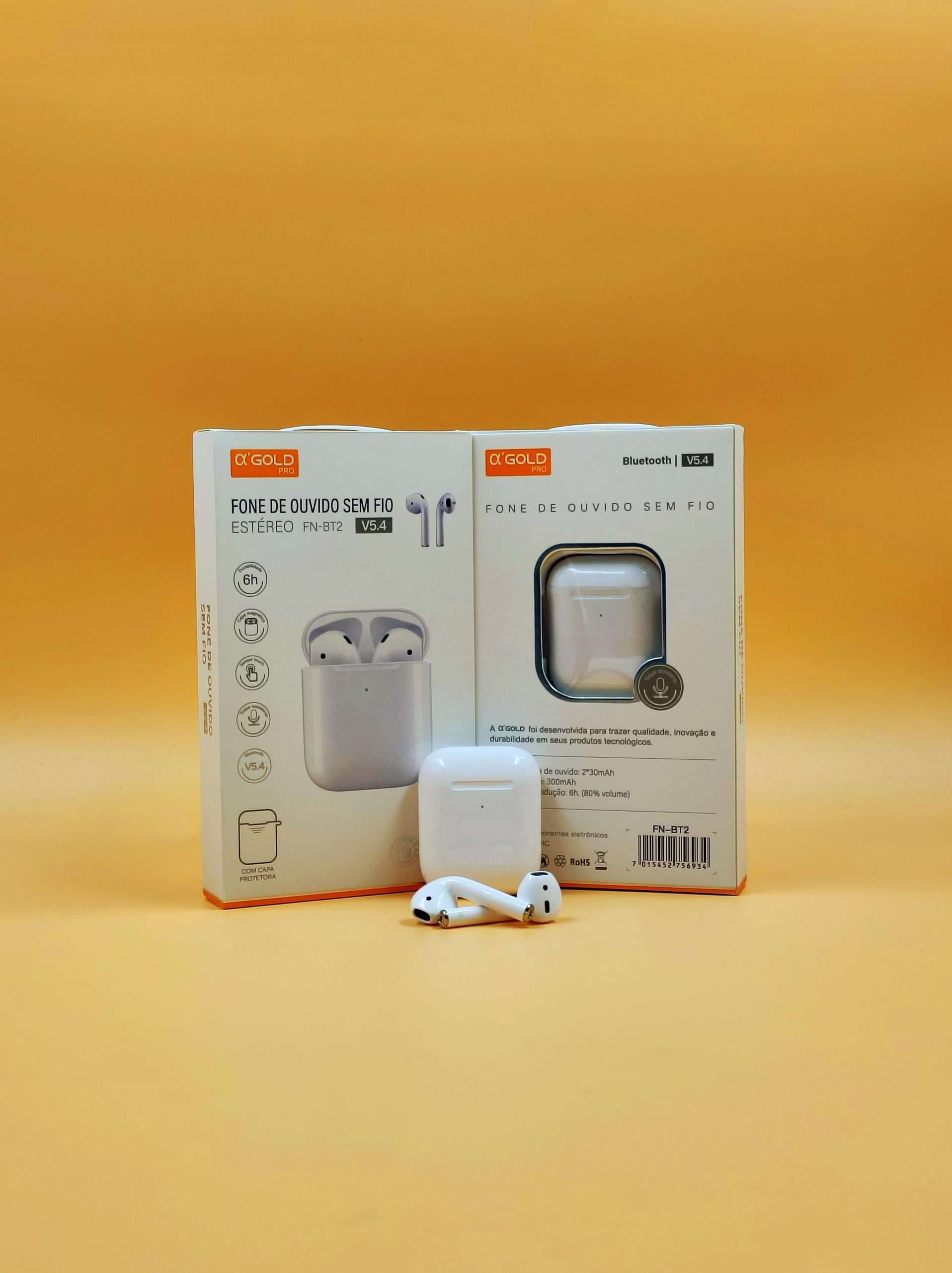 FONE DE OUVIDO SEM FIO A GOLD PRO FN-BT2