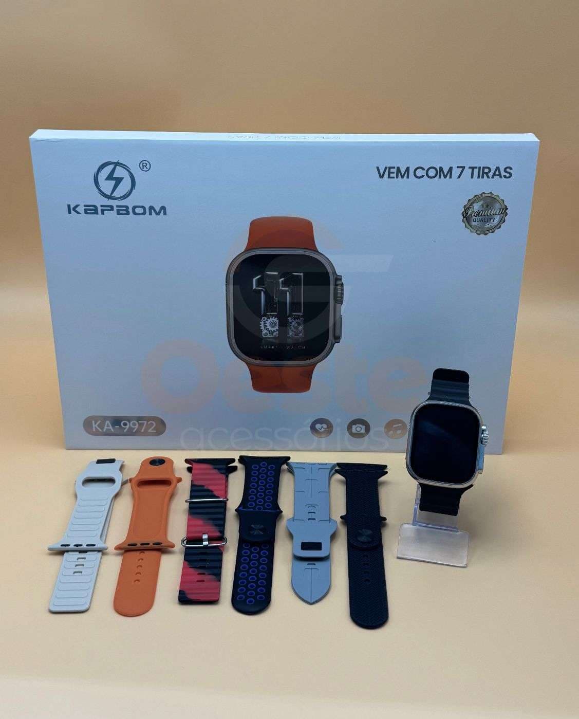 RELOGIO KAPBOM COM 7 PULSEIRAS