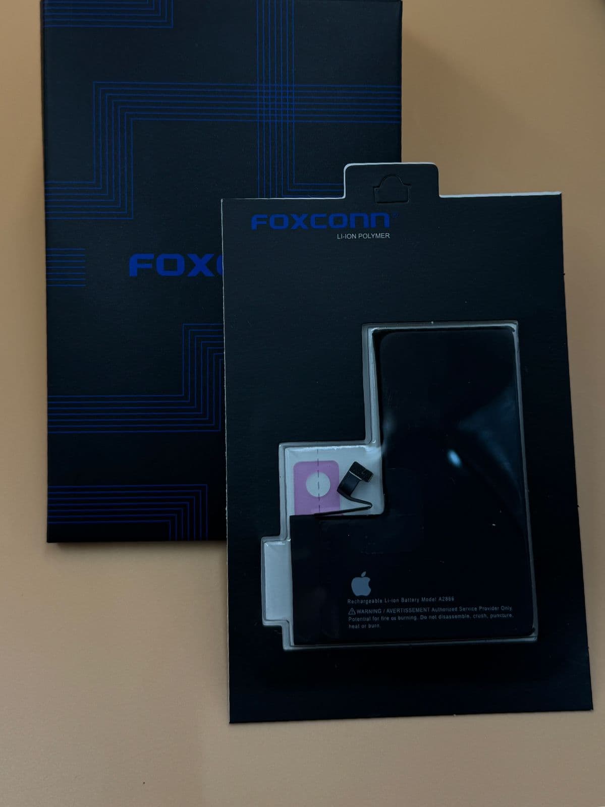 BATERIA IPHONE 14 PRO FOXCOM COM CAIXA PRETA