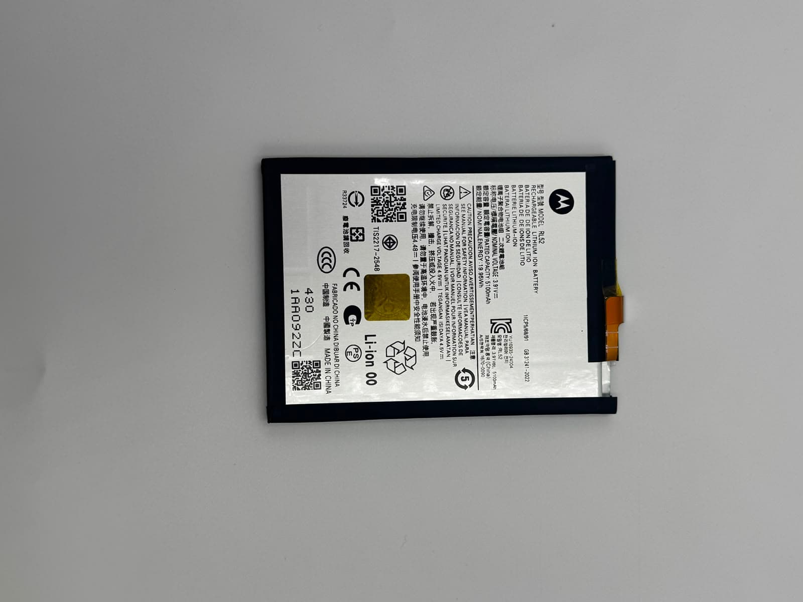 BATERIA MOTOROLA RL52 G05 / G15 ORIGINAL MOTOROLA