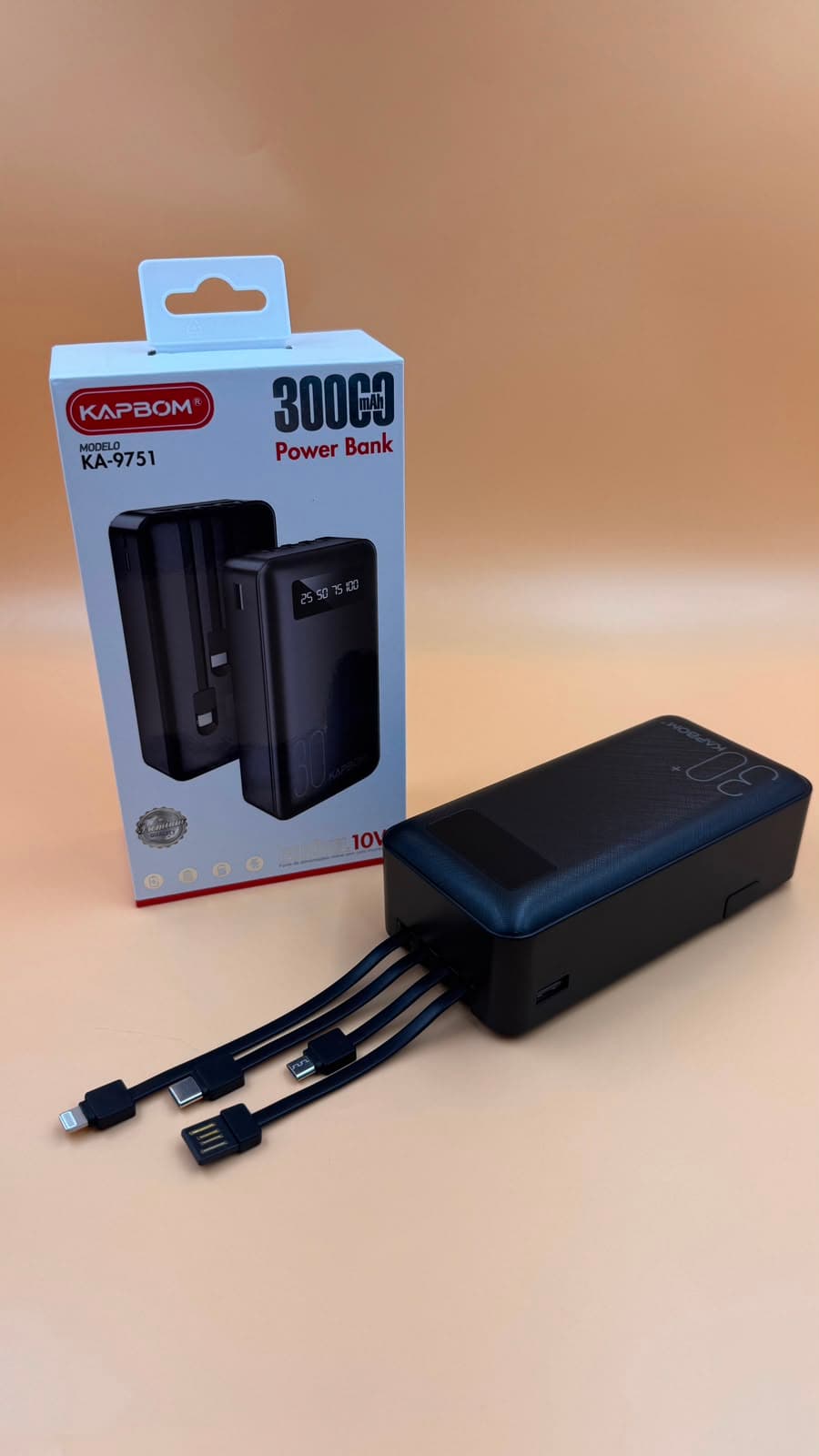 POWER BANK 30000MAH KAPBOM