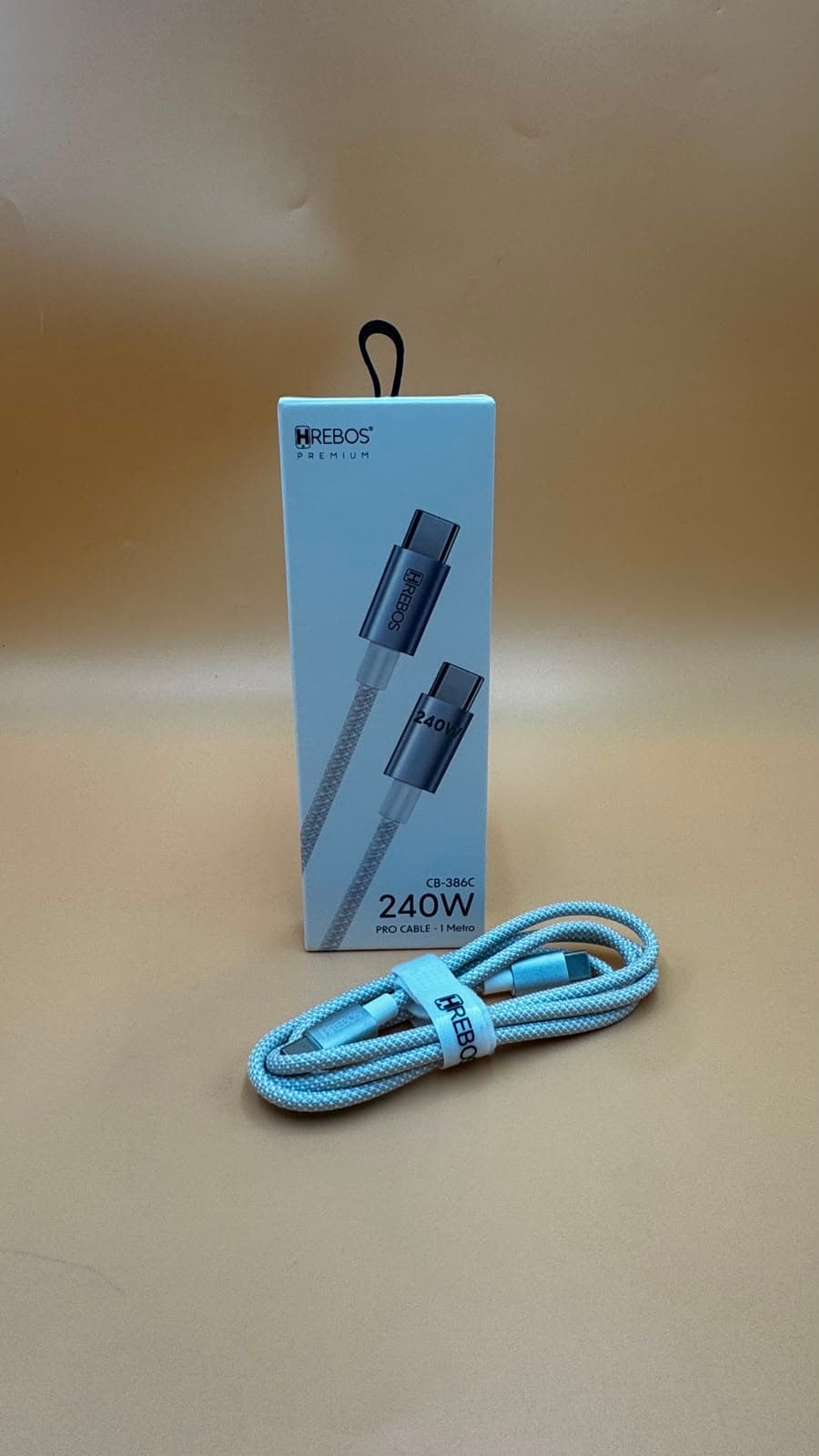 CABO TIPO-C x TIPO-C PRO 240W HREBOS