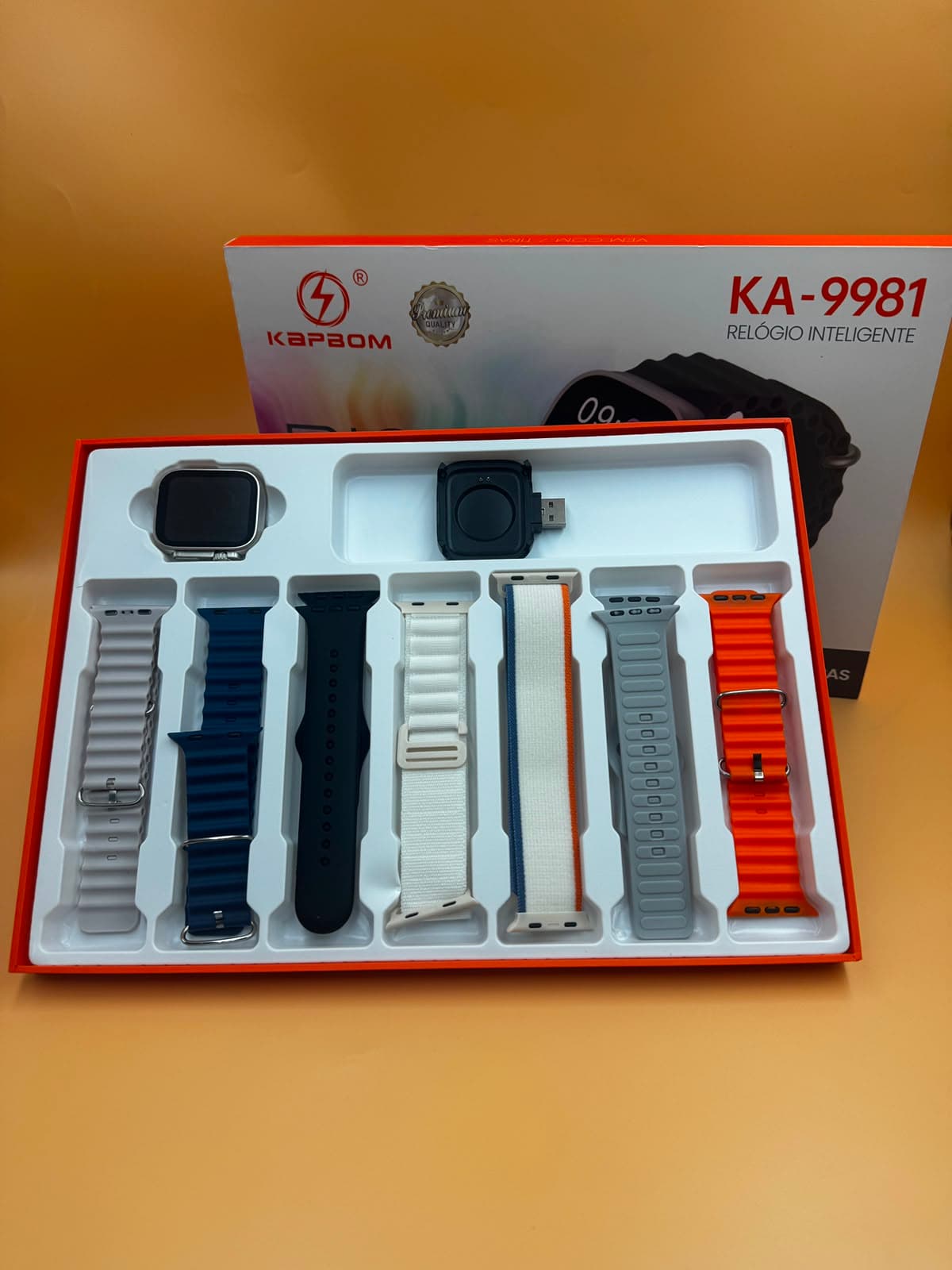 RELÓGIO SMARTWATCH ULTRA 2 KAPBOM 7 TIRAS