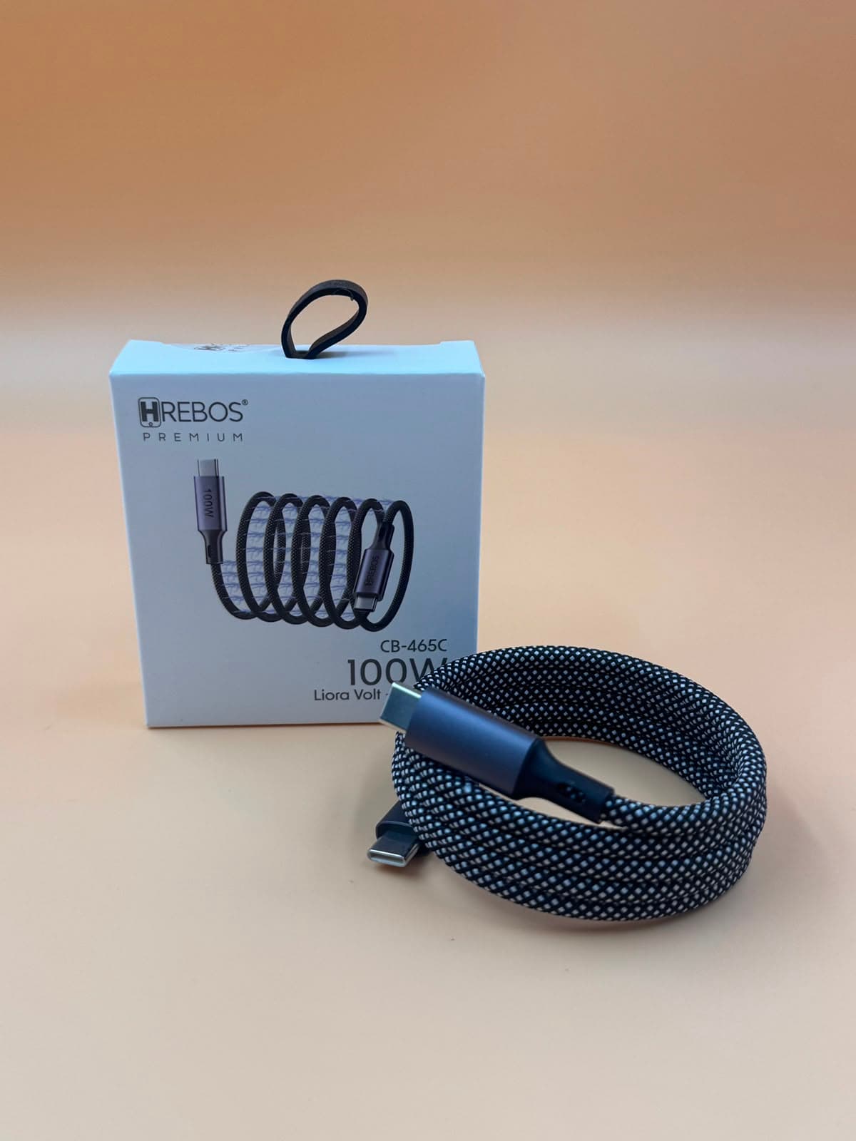 CABO DUAL TIPO-C 100W 1M MAGNÉTICO LIORA VOLT HREBOS