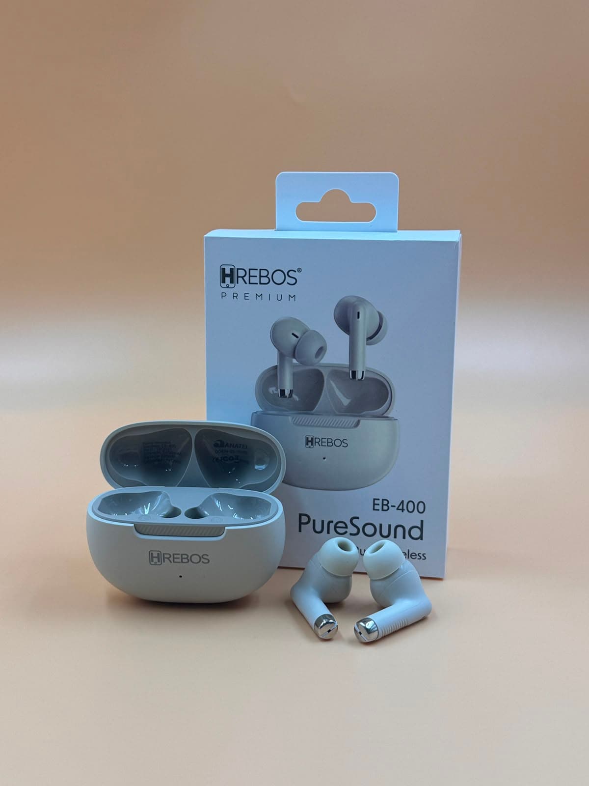 FONE DE OUVIDO EARBUDS WIRELESS HREBOS EB-400