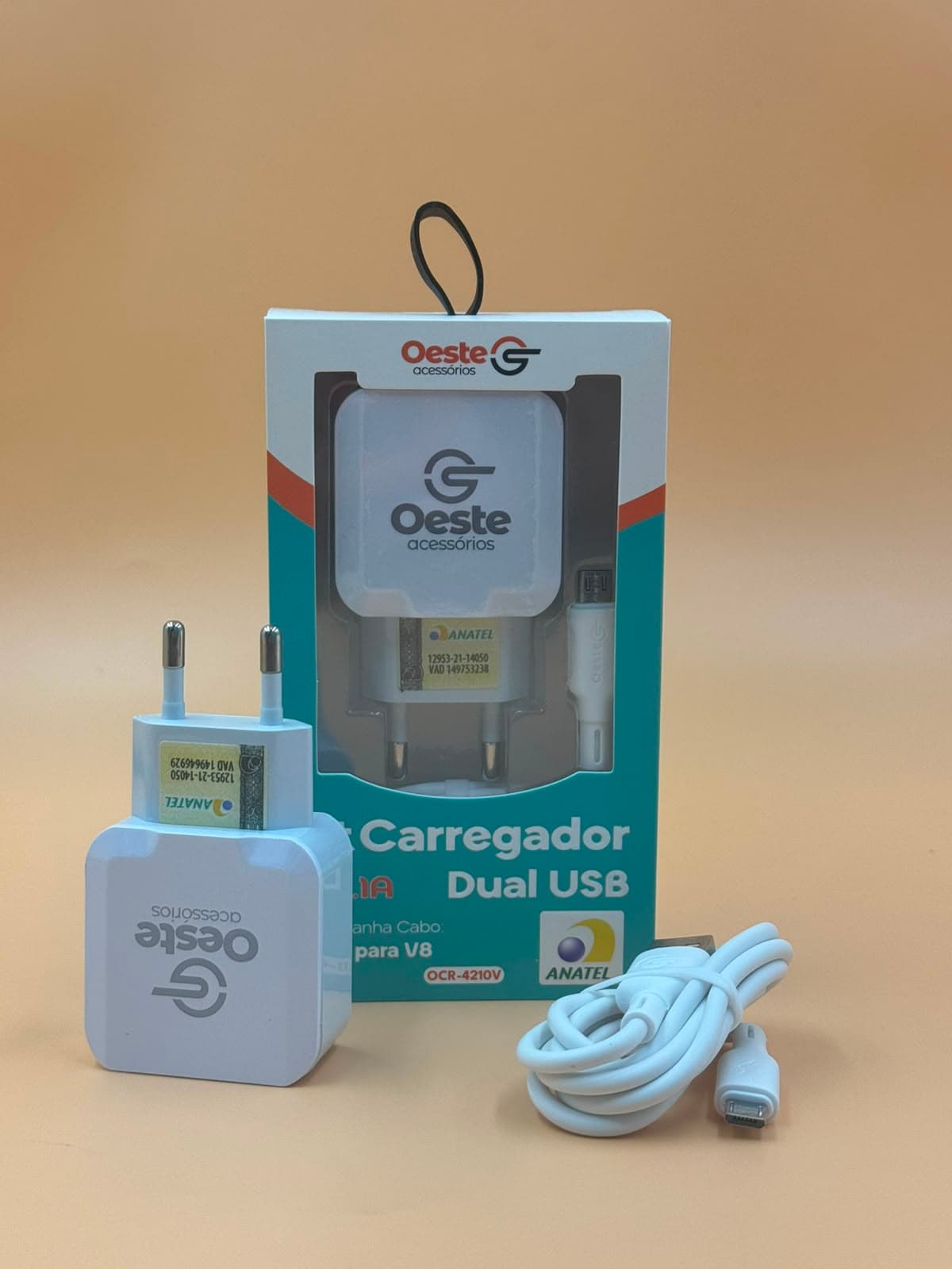 KIT CARREGADOR V8 - OESTE ACESSORIO OCR-4210V