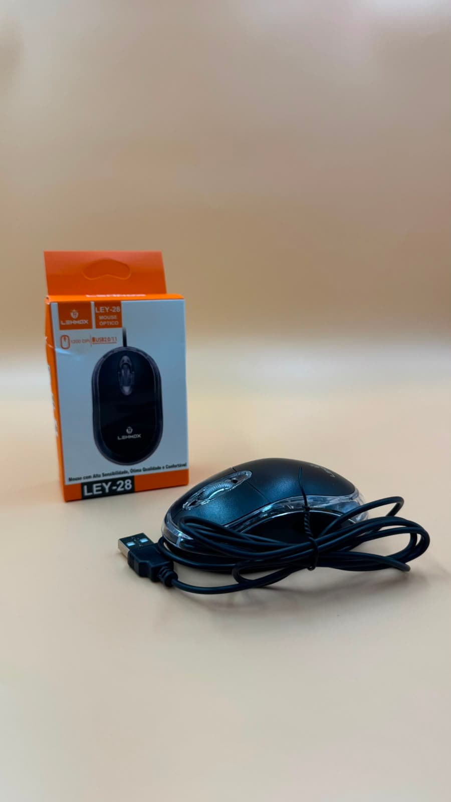 MOUSE SEM FIO LEHMOX LEY-28