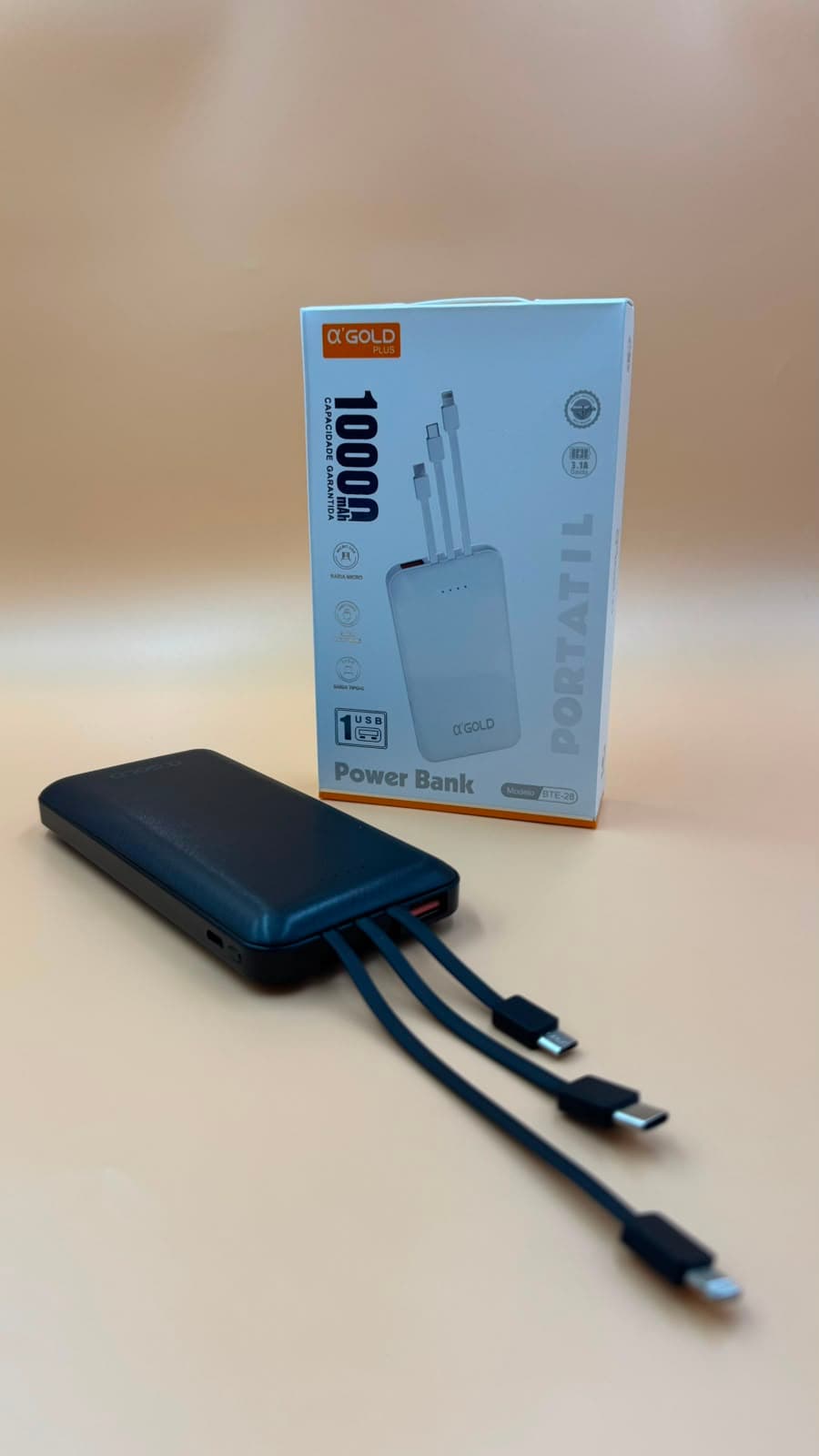 POWER BANK TIPO-C 10000MAH BTE-28