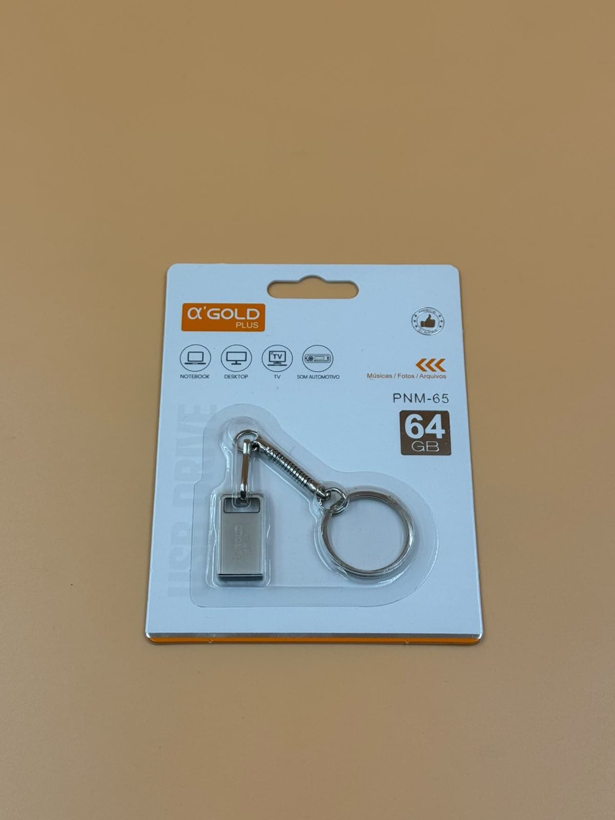 PENDRIVE 64GB A'GOLD PNM-65