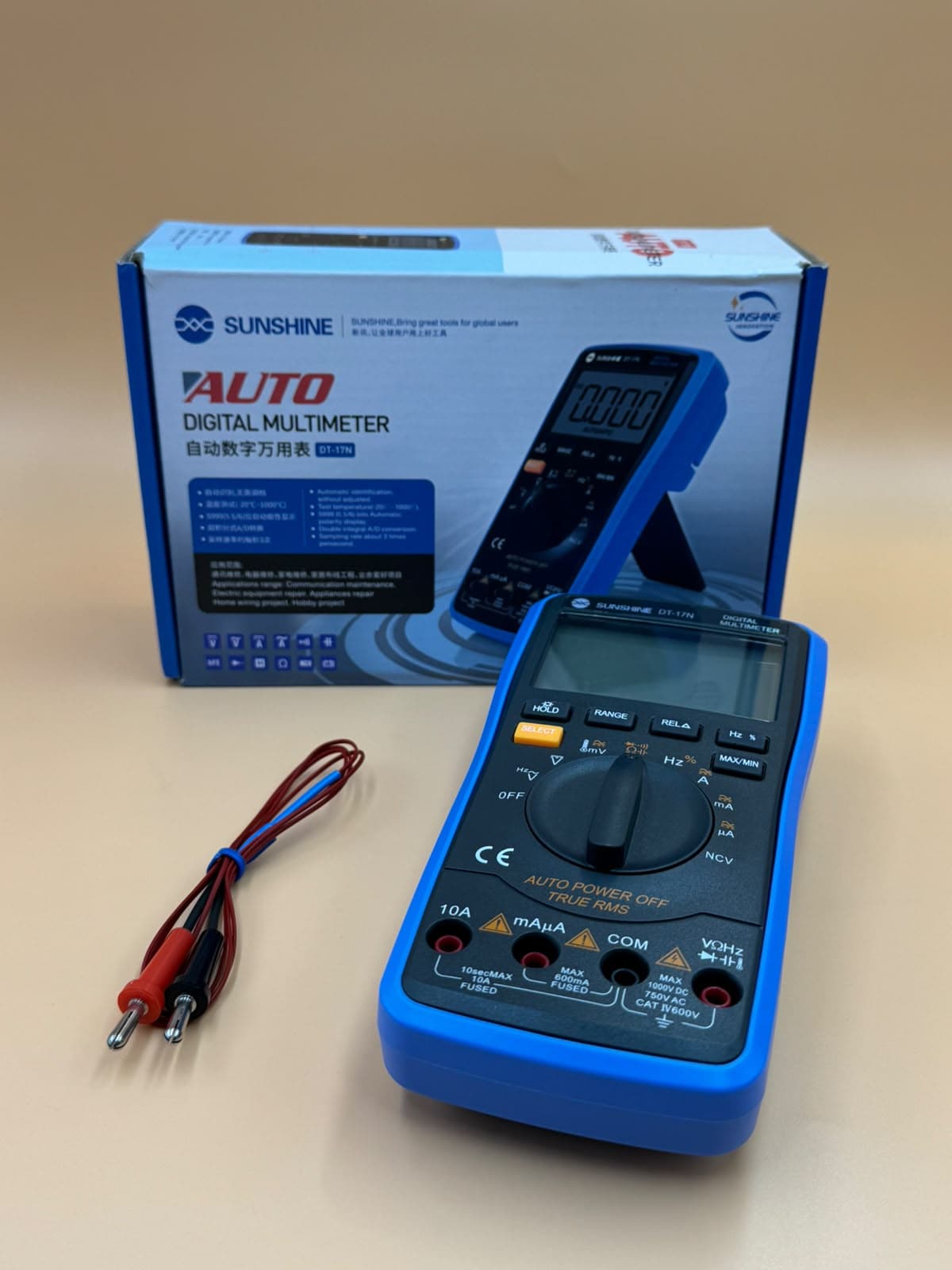 MULTIMETRO DIGITAL AUTO SUNSHINE DT-17N