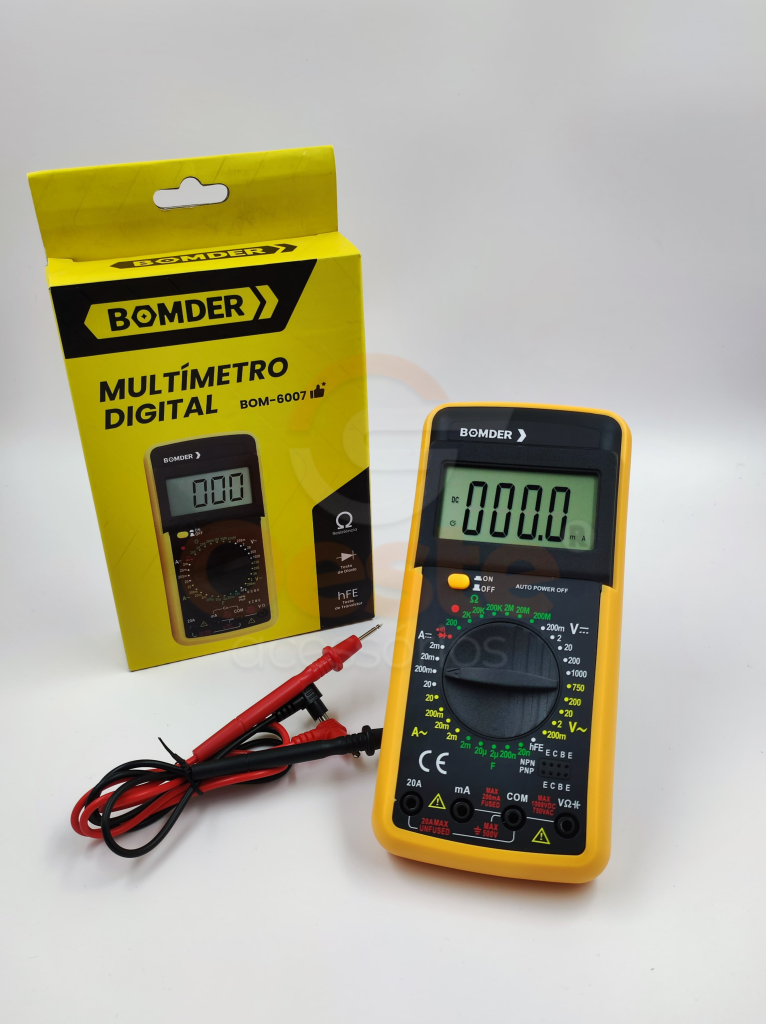 MULTIMETRO DIGITAL - BOMDER BOM-6007