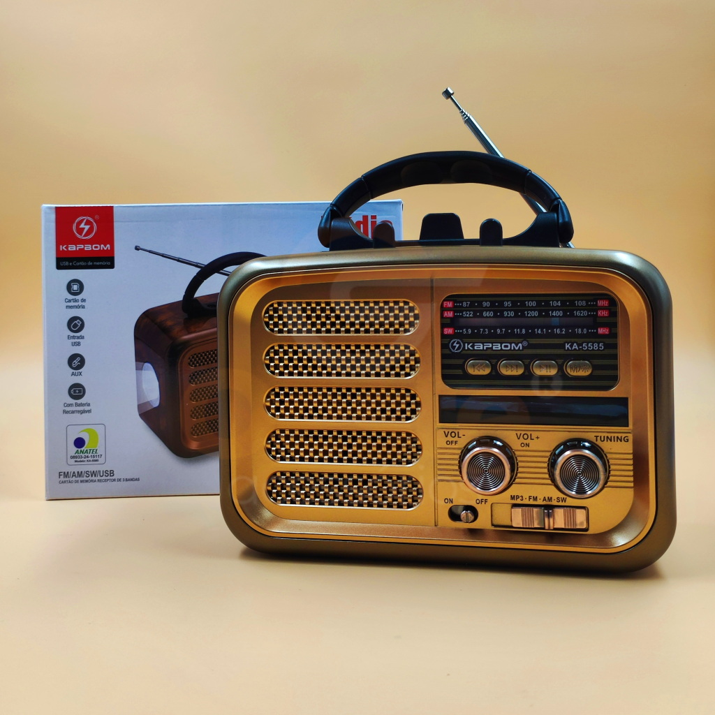 RADIO PORTATIL KAPBOM